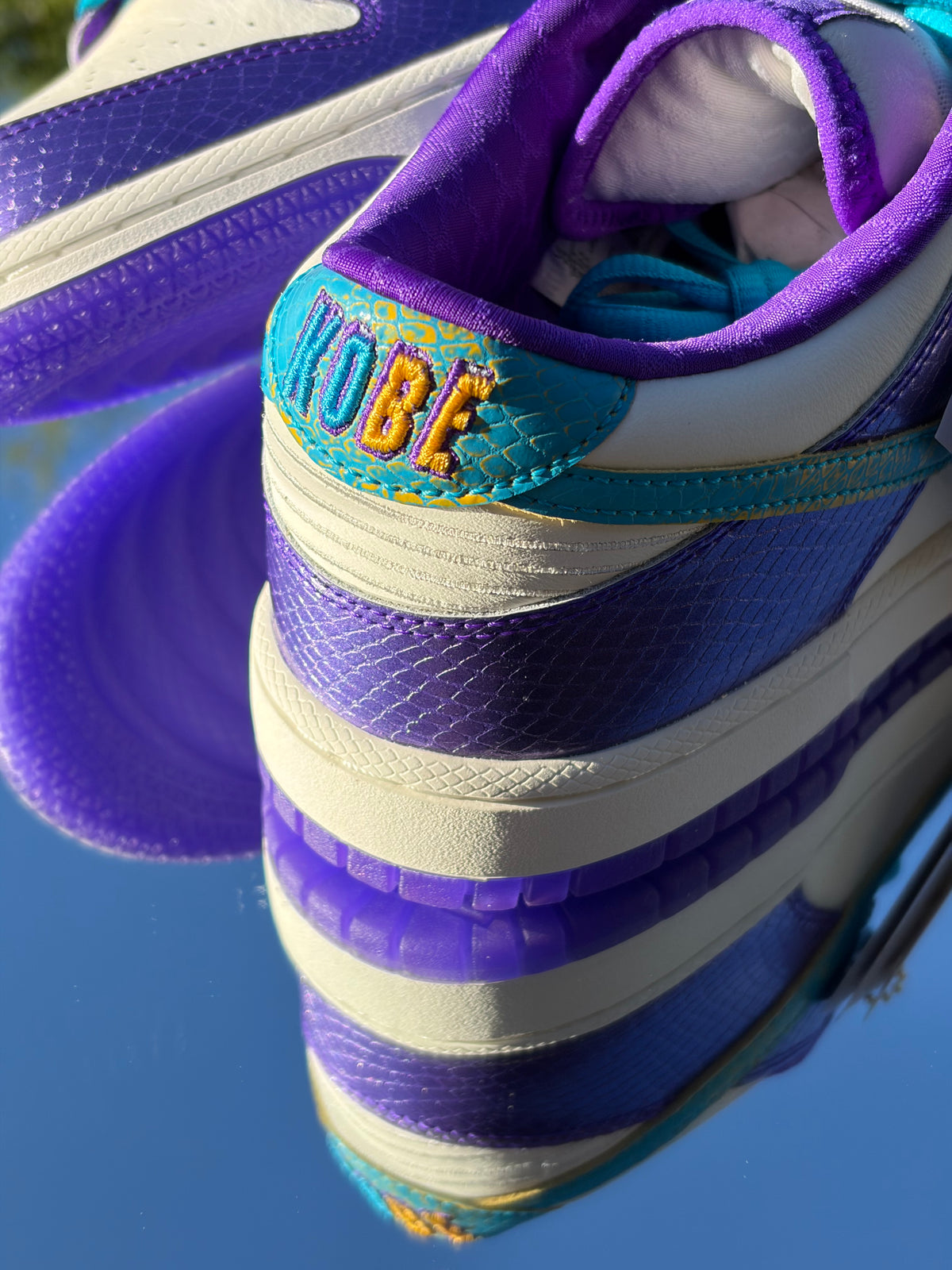 Nike Dunk Low Protro X Kobe Bryant Fierce Purple Blue Lagoon Sail - Taille 40,5