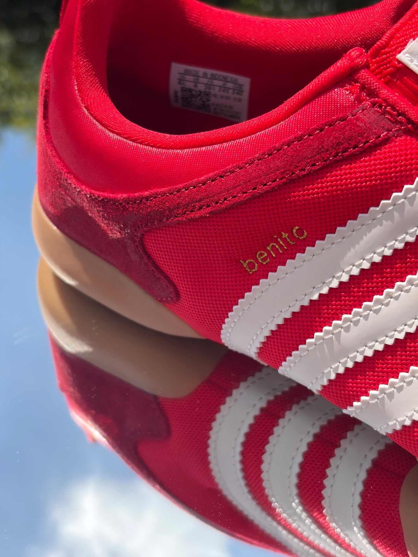 Adidas Ballerina Vivid Red X Bad Bunny - Taille 39,5