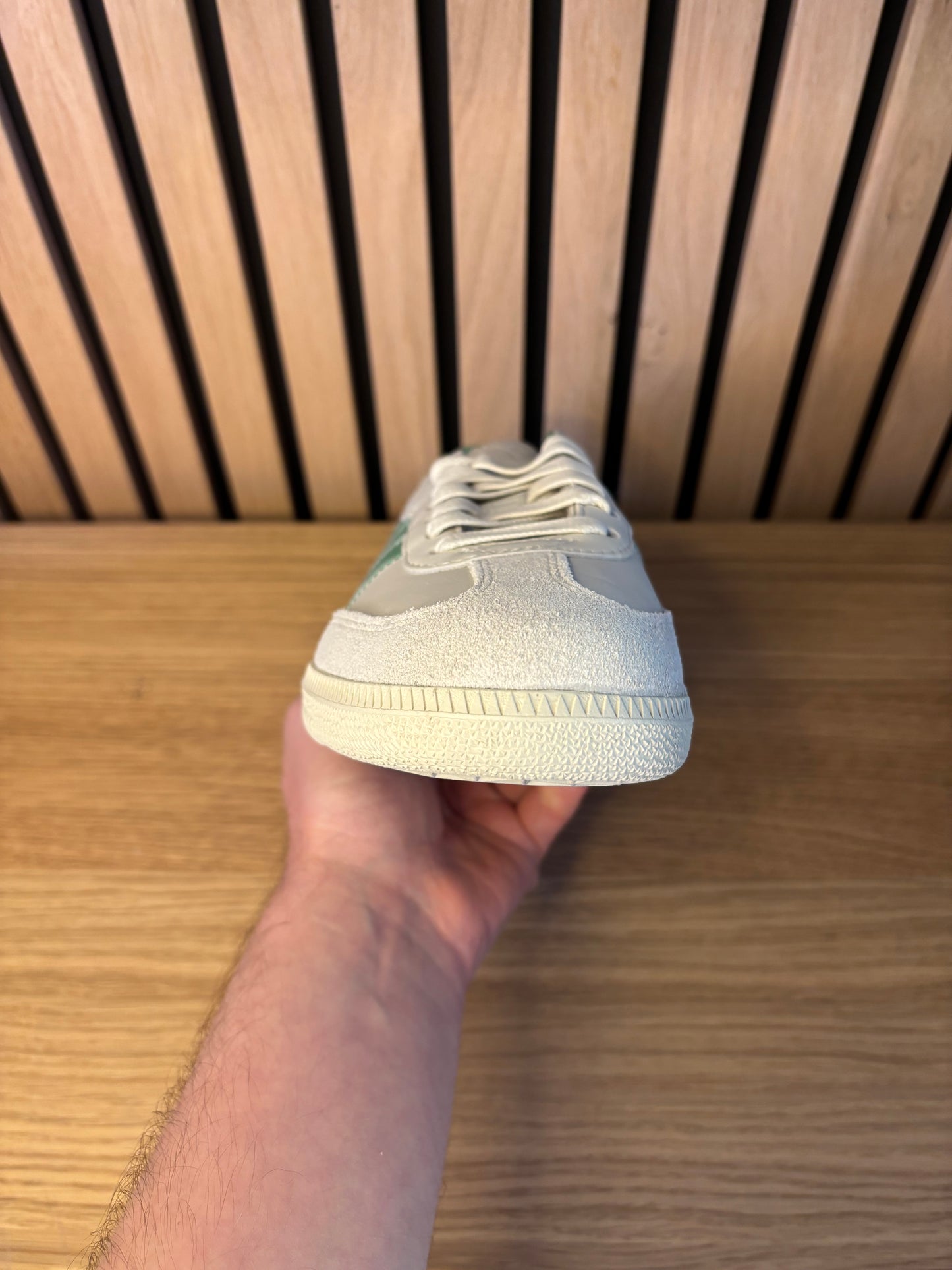 Adidas Samba Aluminium Preloved Green X Human Race (Taille 38,5)