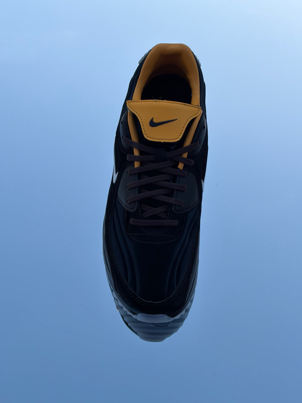 Nike Air Max 90 SE Black White Gold Leaf Pear - Taille 42,5
