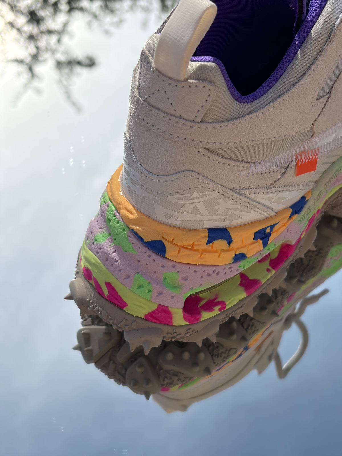 Nike Air Terra Forma X Off-White Summit White Clear Cobblestone - Taille 42