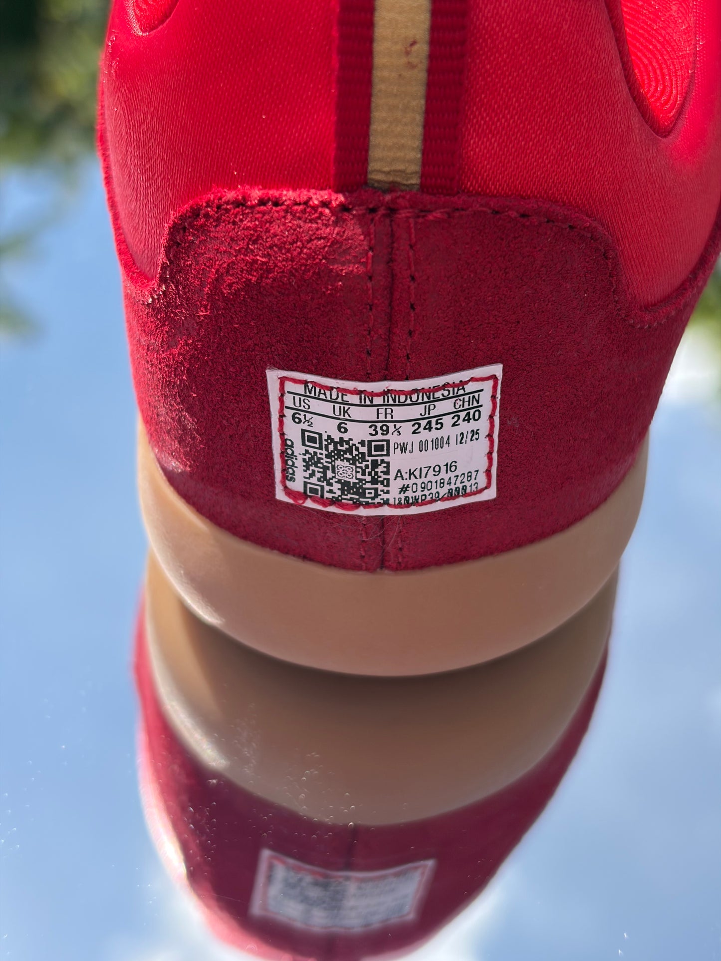 Adidas Ballerina Vivid Red X Bad Bunny - Taille 39,5