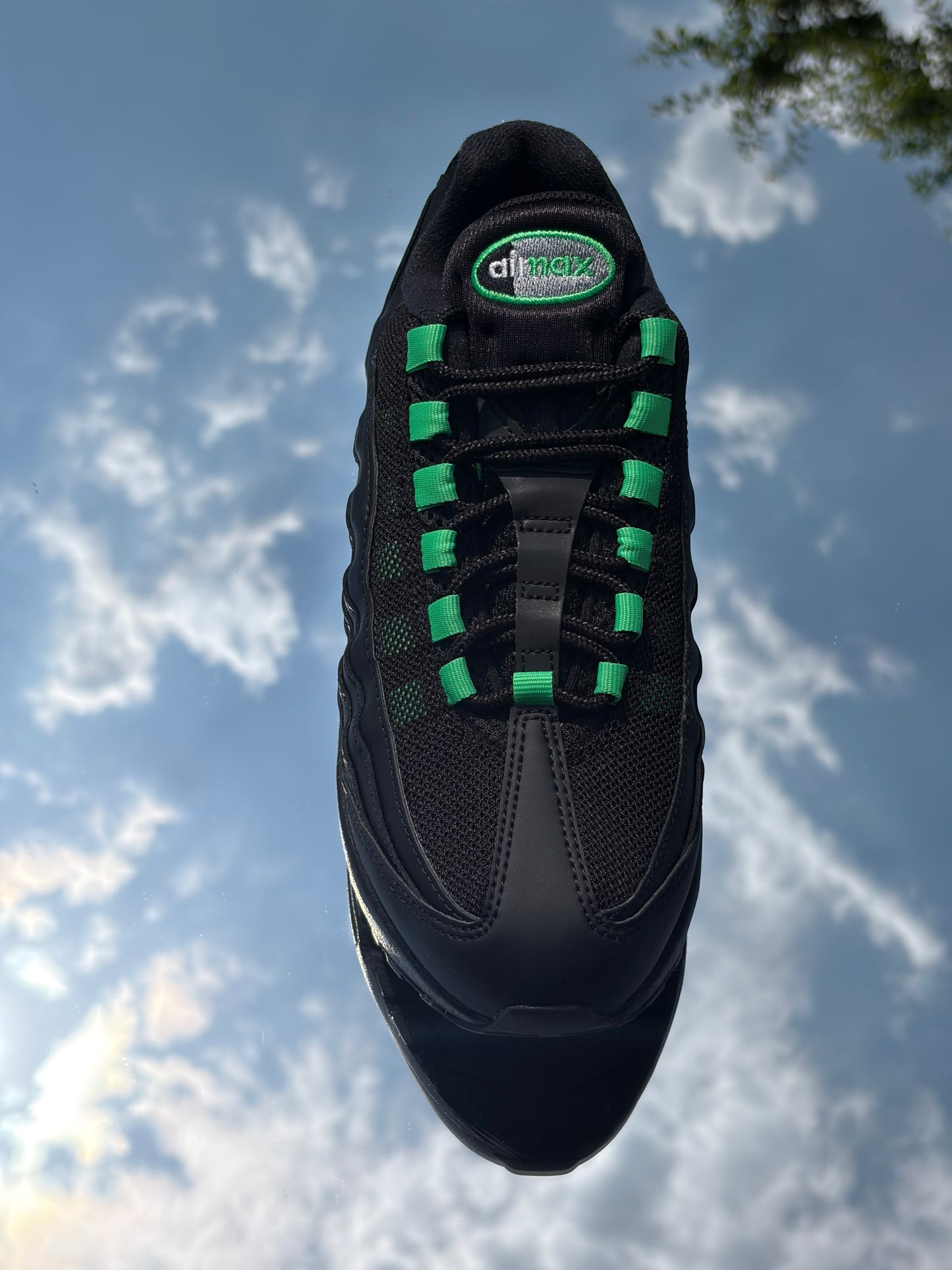 Nike Air Max 95 Black Green Shock - Taille 38,5