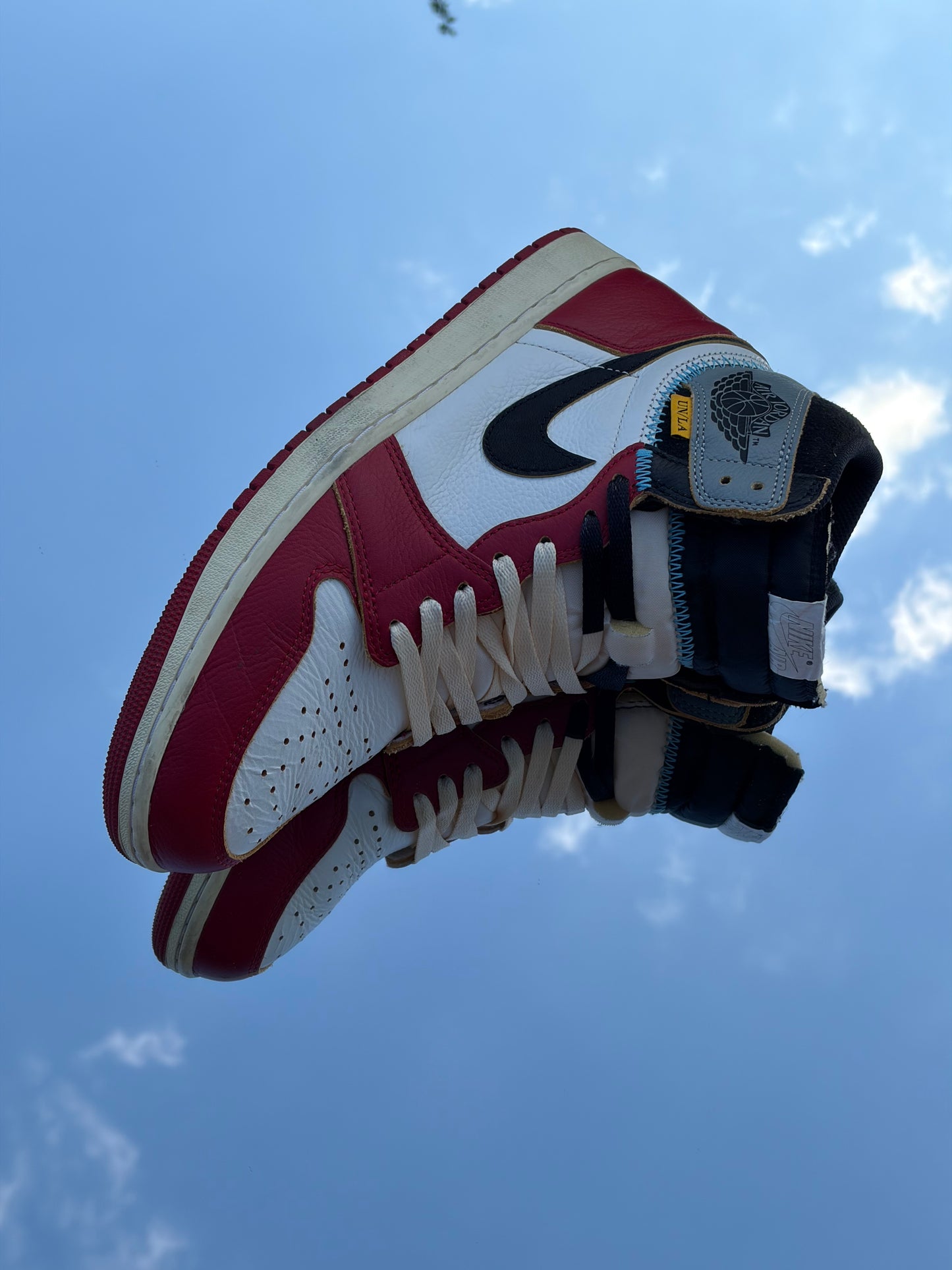 Air Jordan 1 Retro High OG SP Varsity Red Black Sail X Union LA - Taille 45