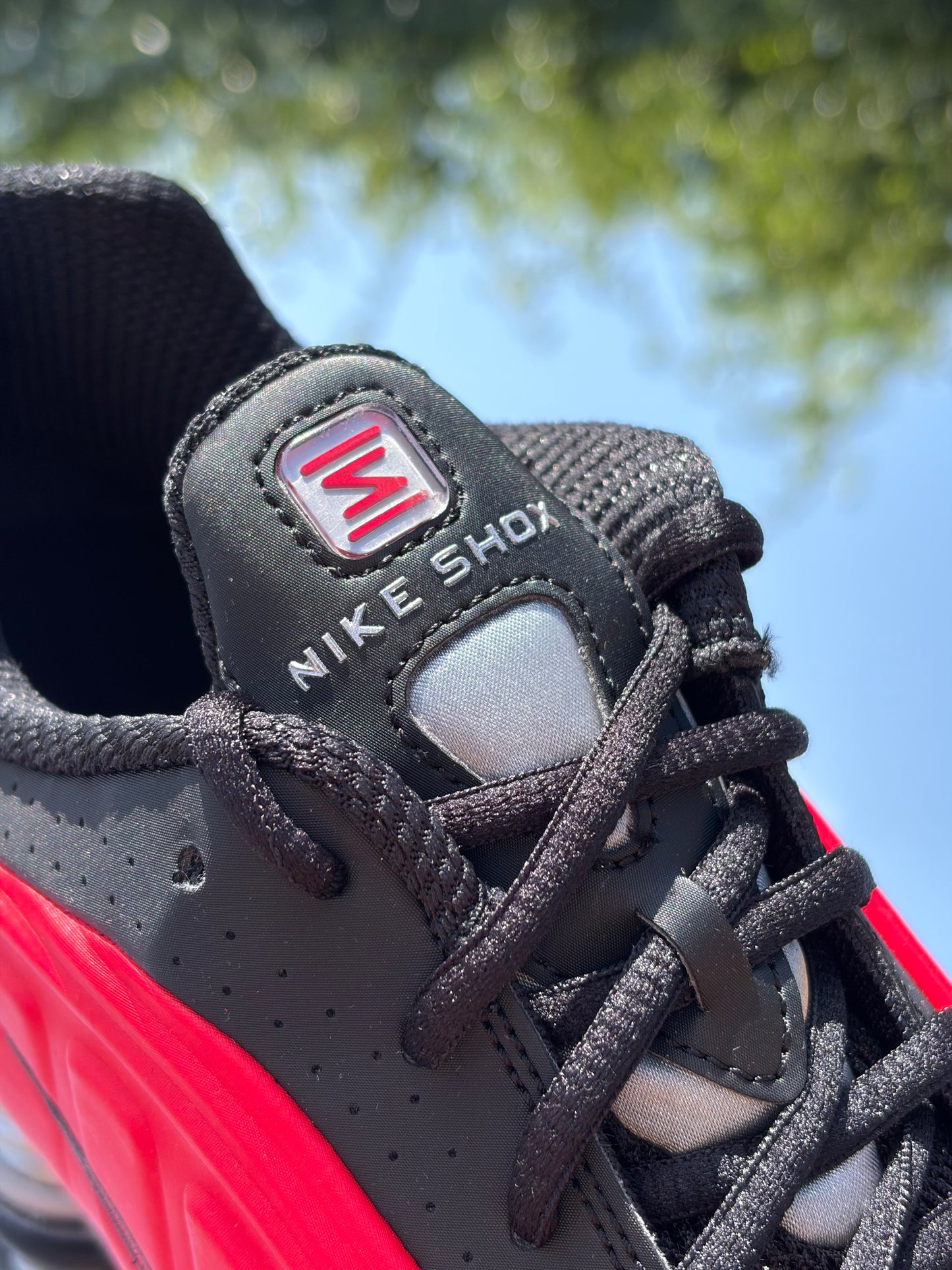 Nike Shox R4 University Red Black Silver - Taille 44