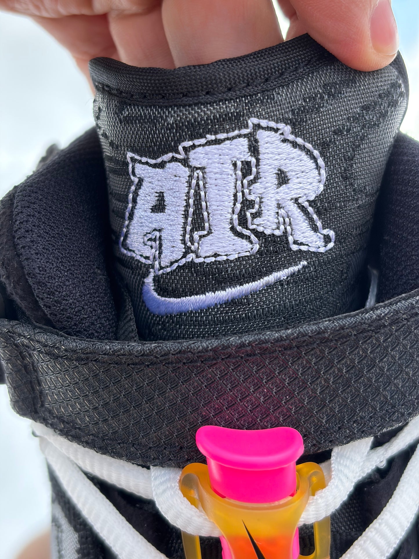 Nike Air Force 1 Mid Black Clear Black X Off-White - Taille 38,5