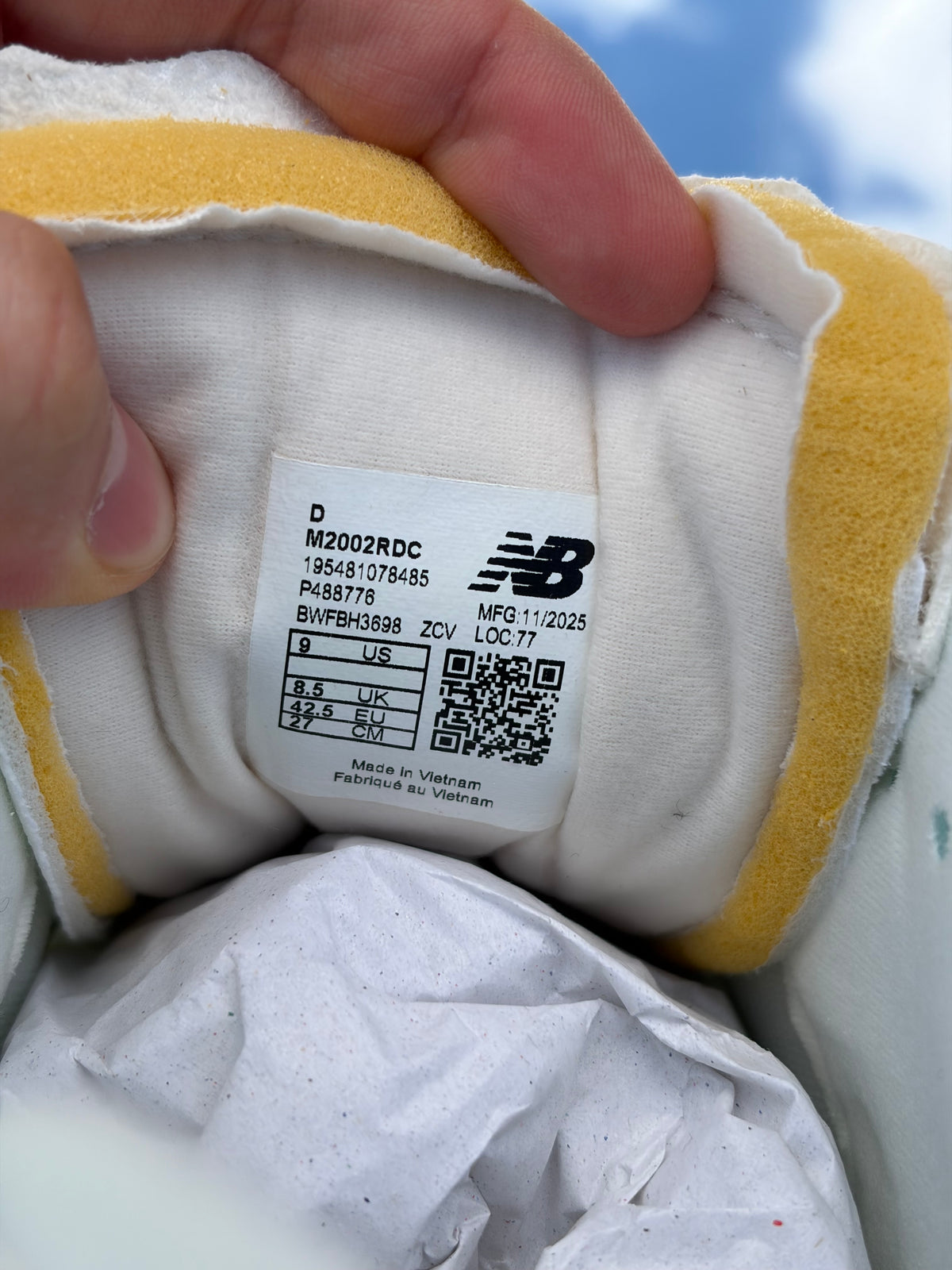 New Balance 2002R Protection Pack Sea Salt - Taille 42,5