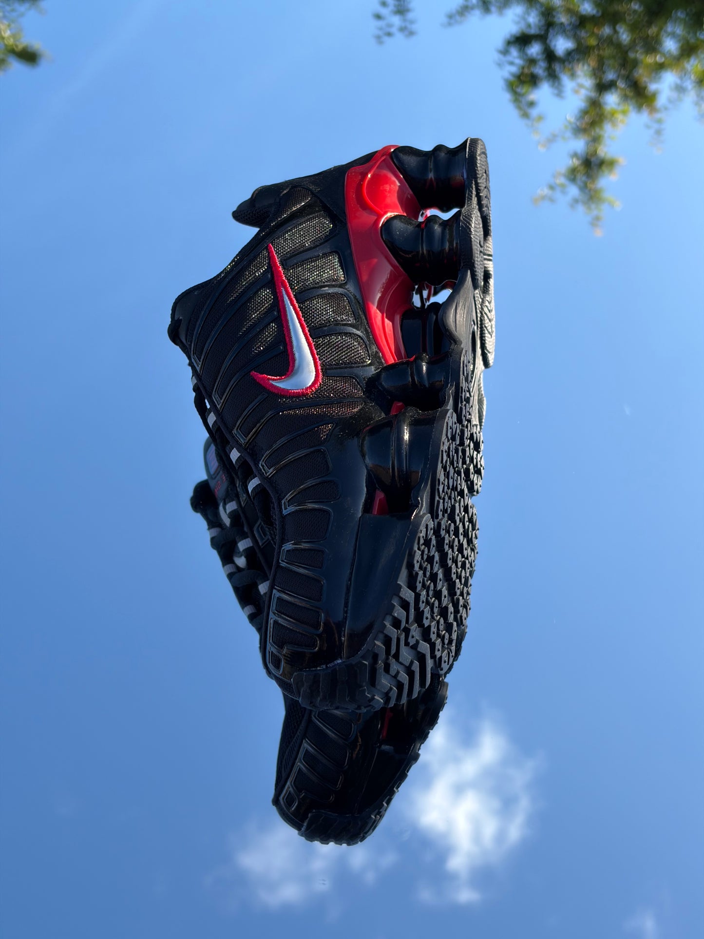 Nike Shox TL Black Metallic Silver - Taille 38