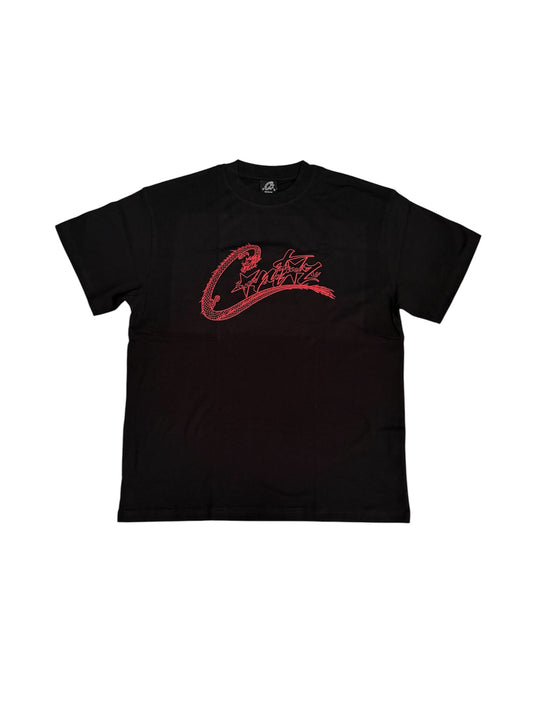 T-shirt Corteiz Red Dragon Black - Taille M