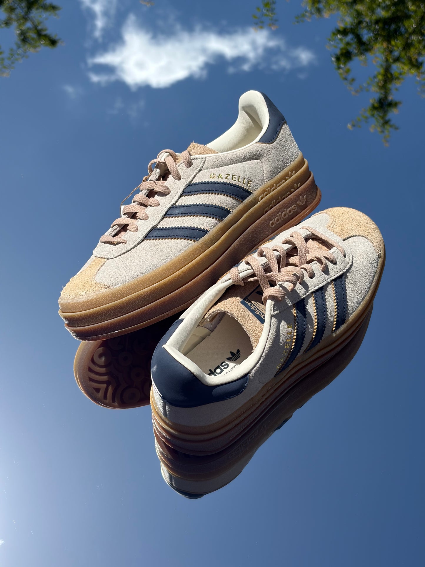 Adidas Gazelle Bold Cream Night Indigo - Taille 36,5