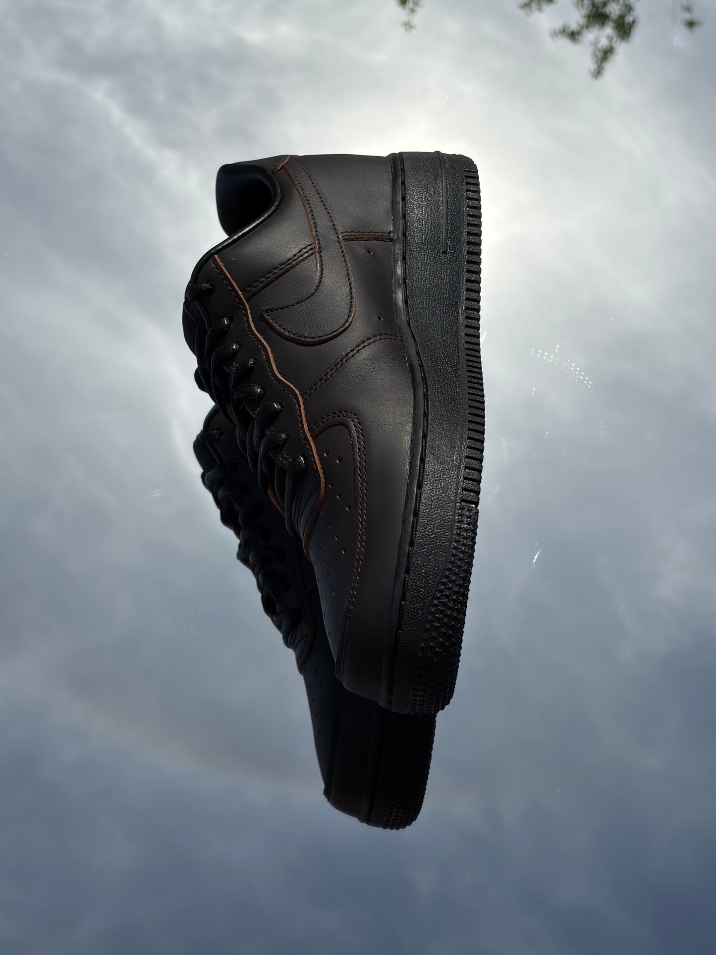 Nike Air Force 1 Morse Code Velvet Brown - Taille 41
