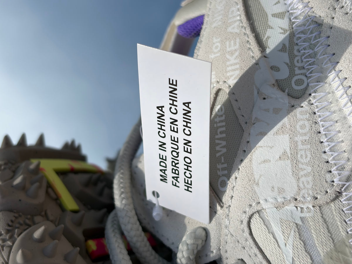 Nike Air Terra Forma X Off-White Summit White Clear Cobblestone - Taille 42