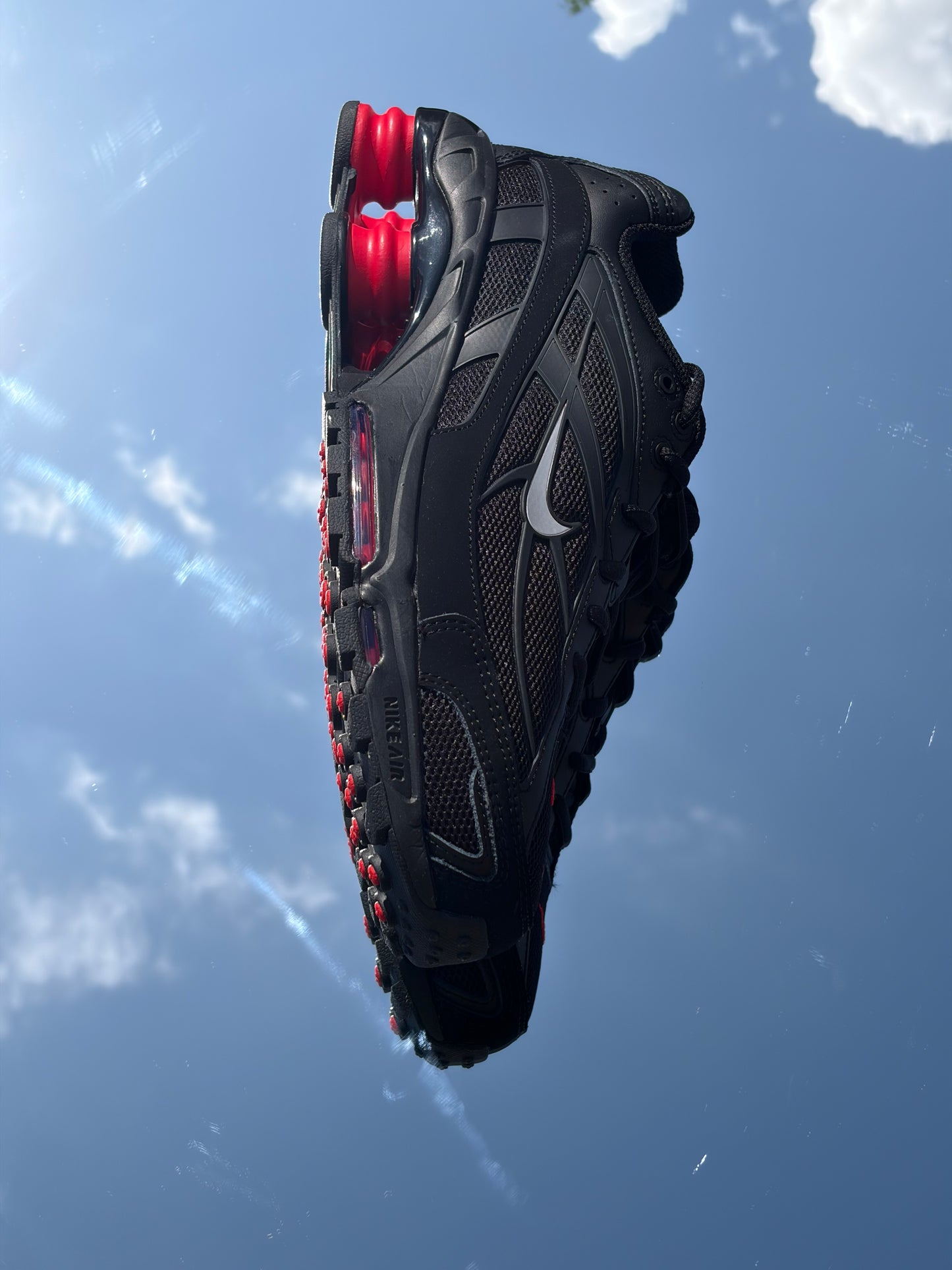 Nike Shox Ride 2 Black Metallic Silver Red - Taille 42