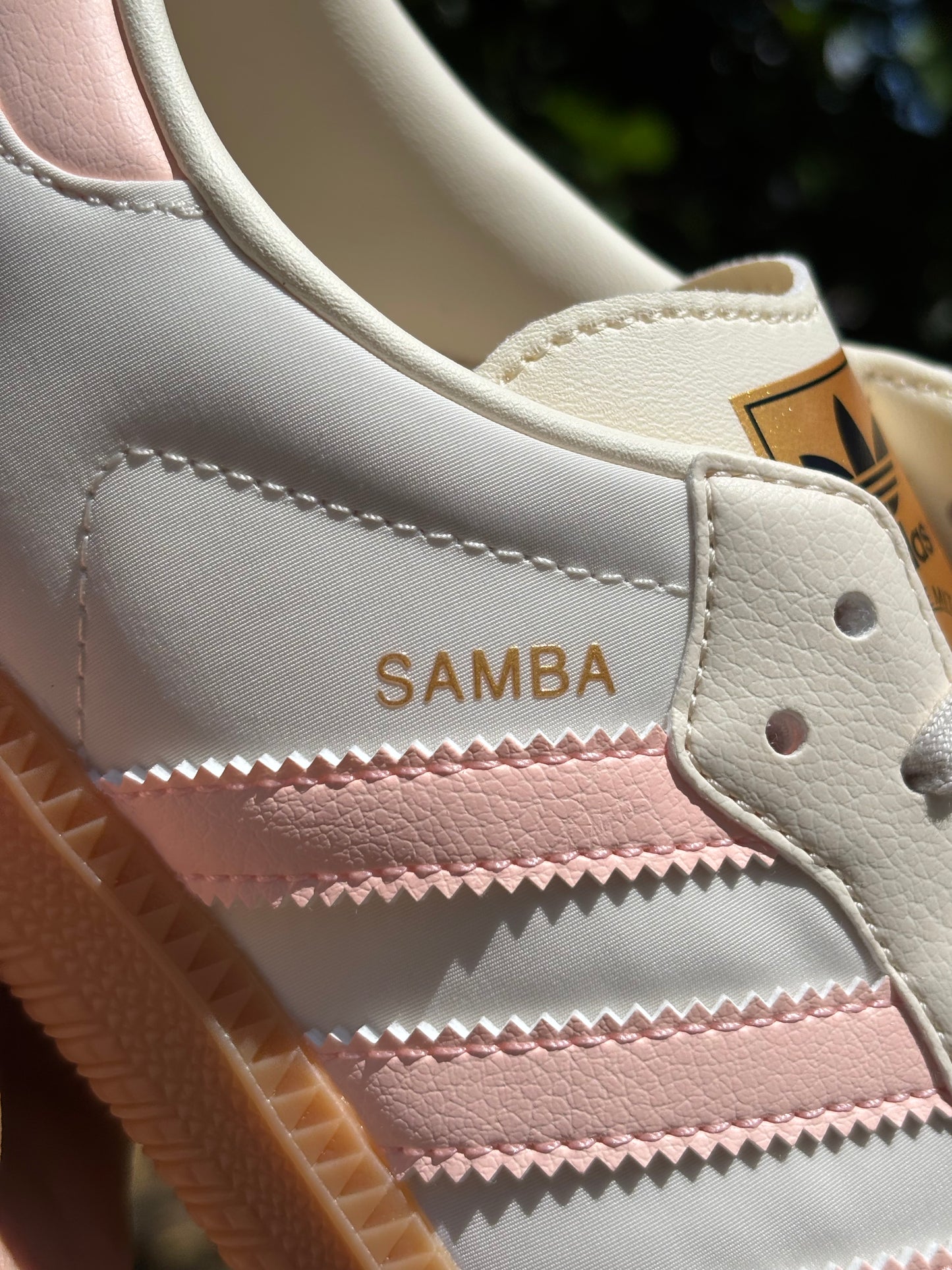 Adidas Samba OG Wonder White Clear Orange - 38.5