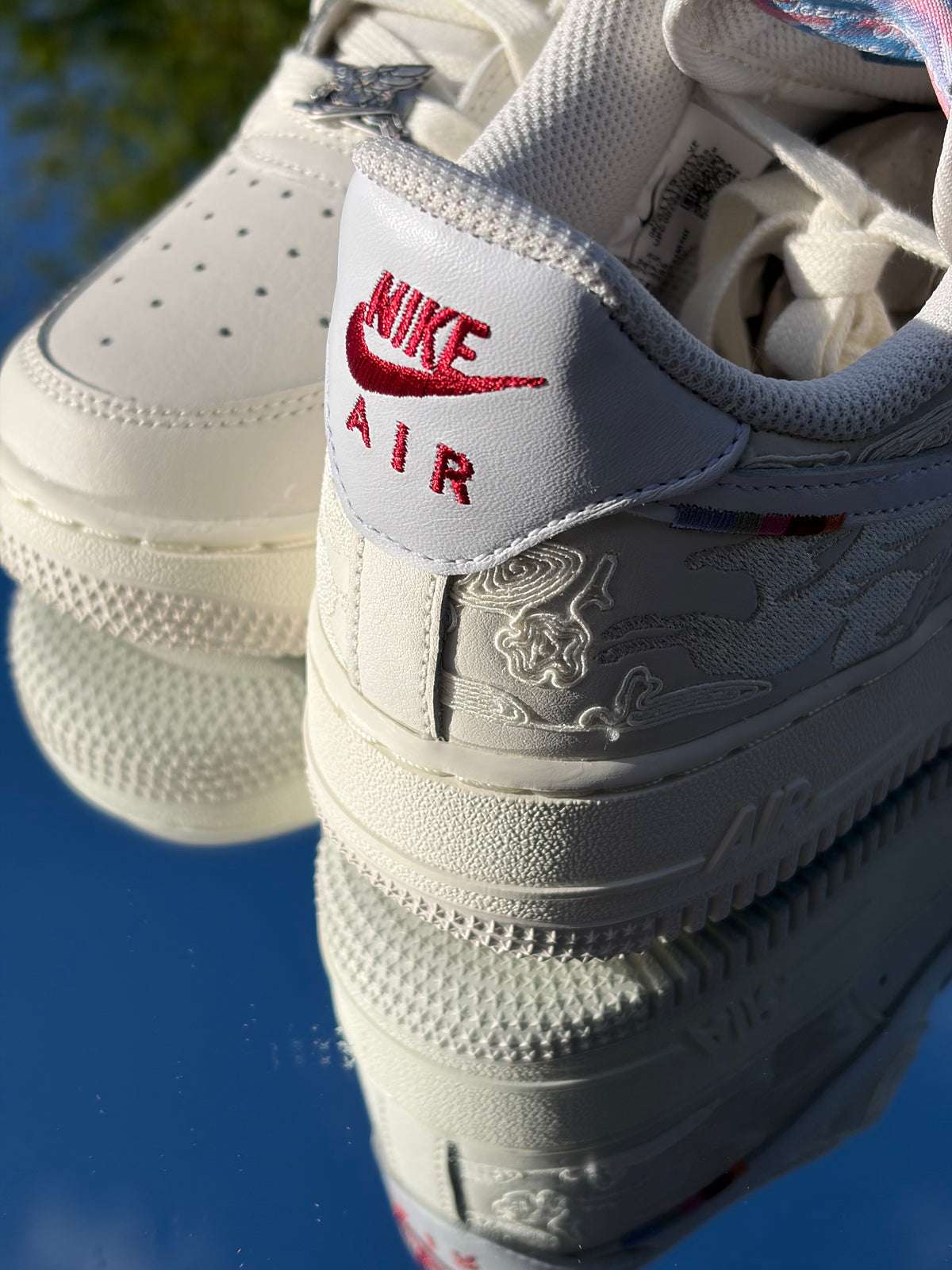 Nike Air Force 1 Low ‘07 Pegasus Pack Year of the Horse White Sail Phantom - Taille 39