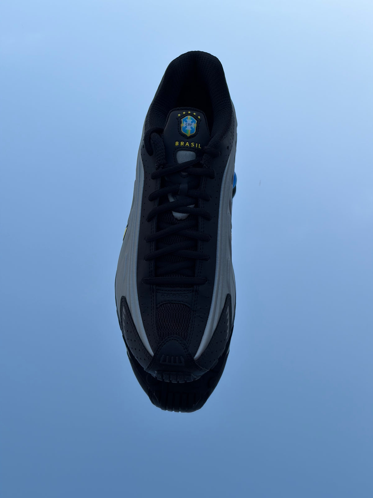 Nike Shox R4 Brazil Black Canary Metallic Pewter - Taille 42