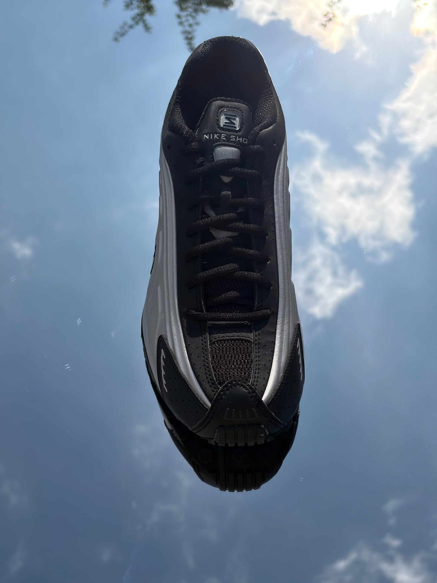 Nike Shox R4 Black Metallic Silver - Taille 40
