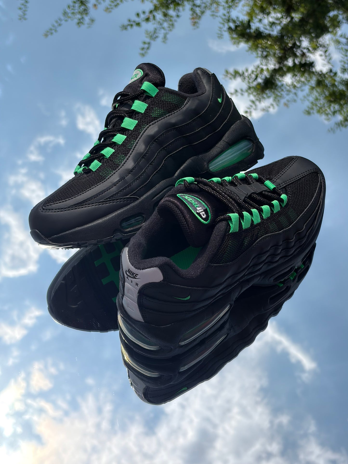 Nike Air Max 95 Black Green Shock - Taille 38,5