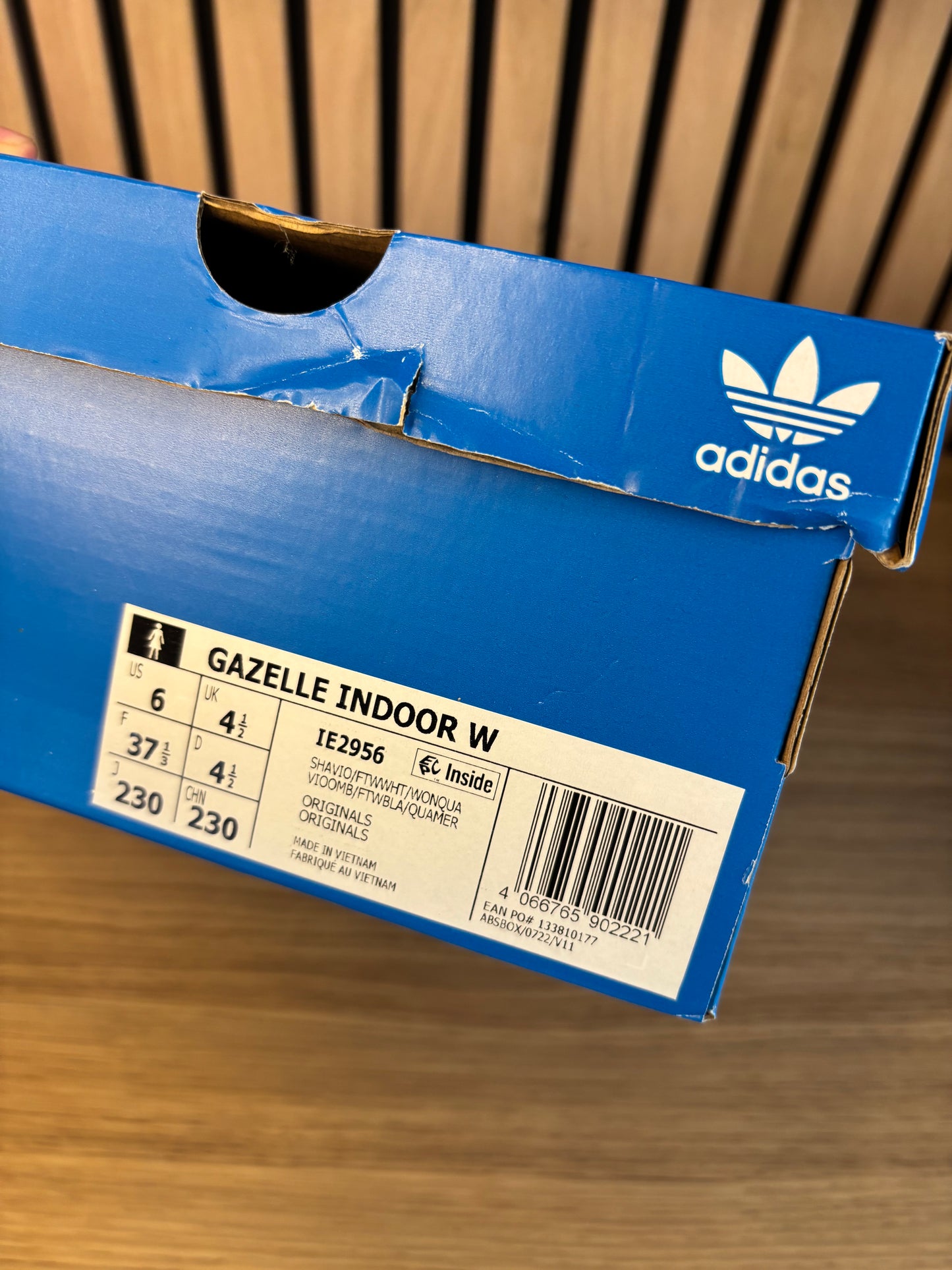 Adidas Gazelle Indoor Shadow Violet (Taille 37,5)