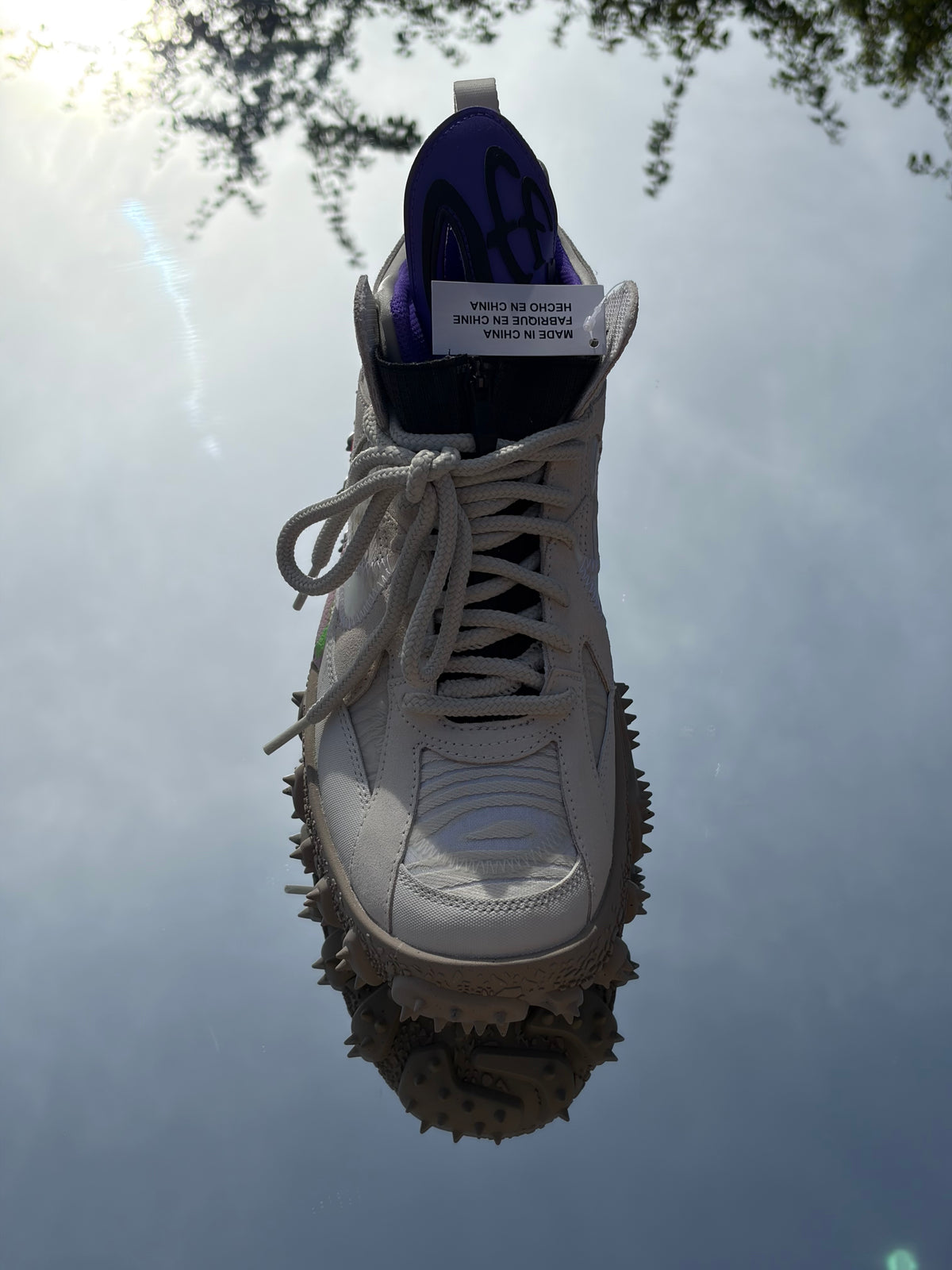 Nike Air Terra Forma X Off-White Summit White Clear Cobblestone - Taille 44