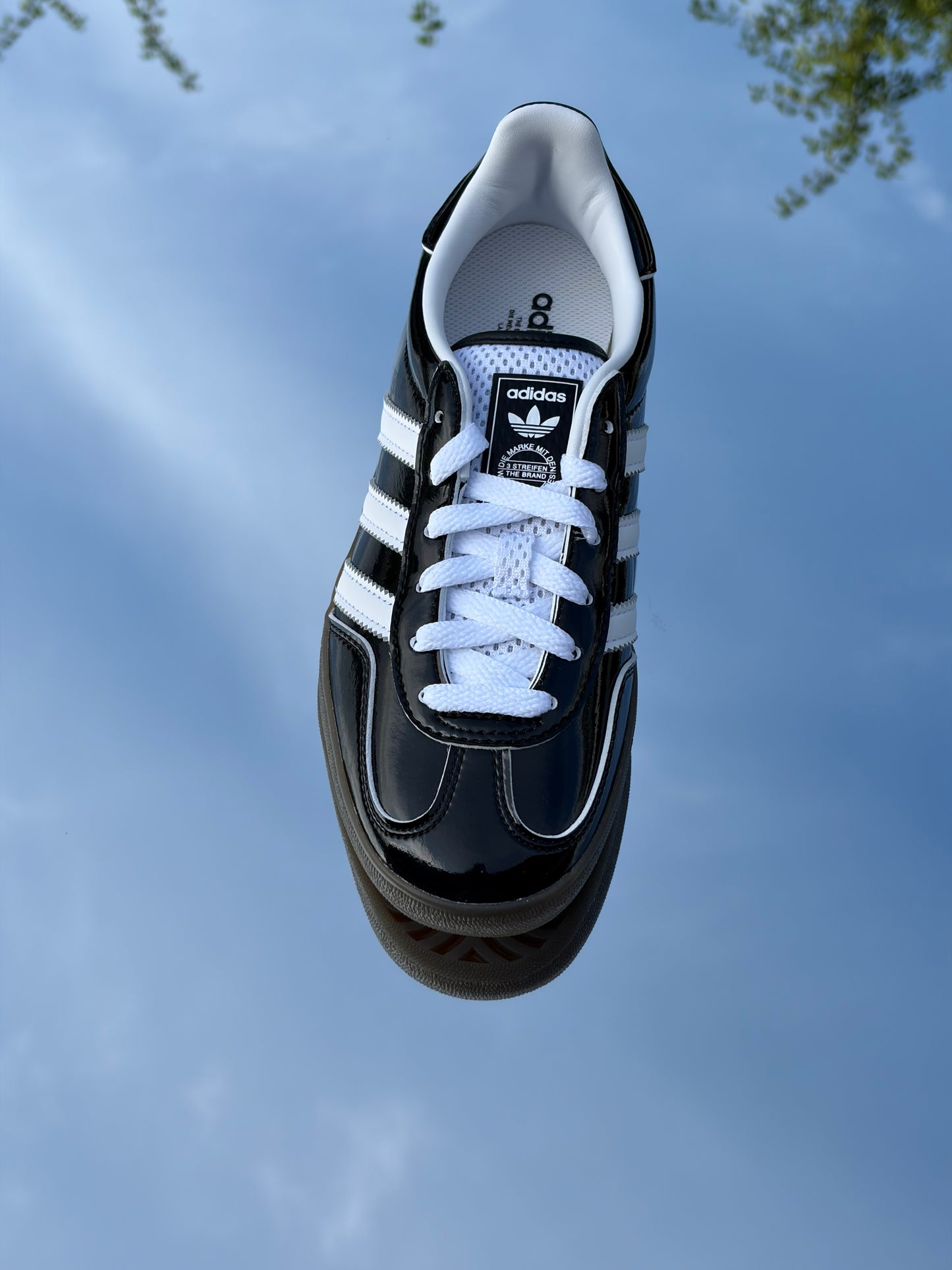 Adidas Gazelle Indoor Core Black Patent - Taille 36,5