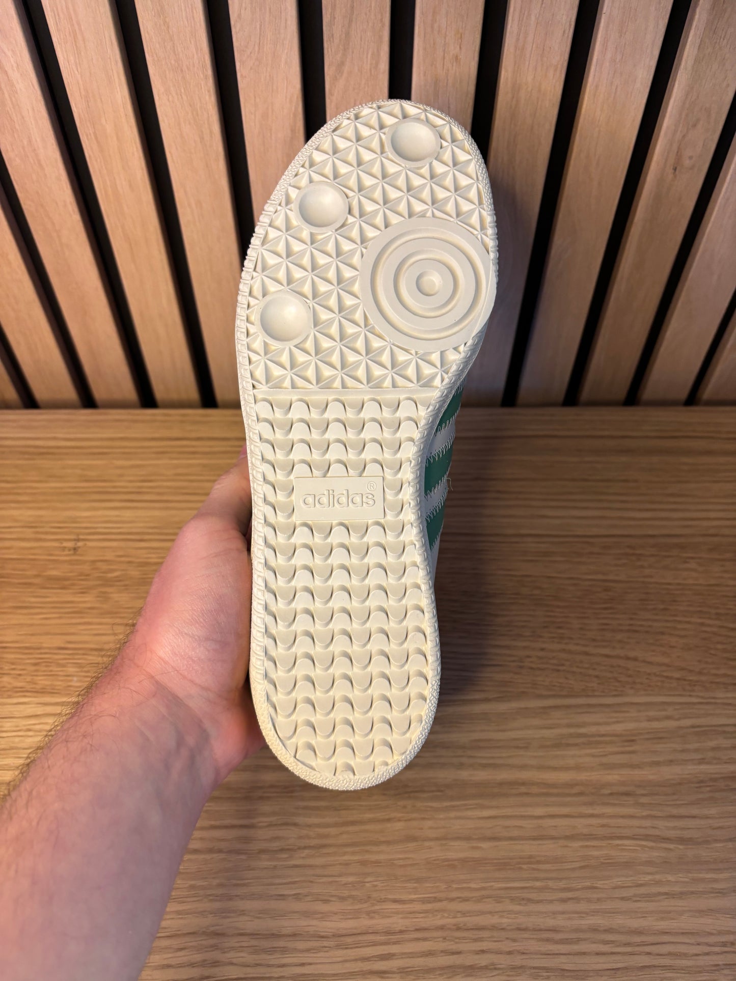 Adidas Samba Aluminium Preloved Green X Human Race (Taille 38,5)