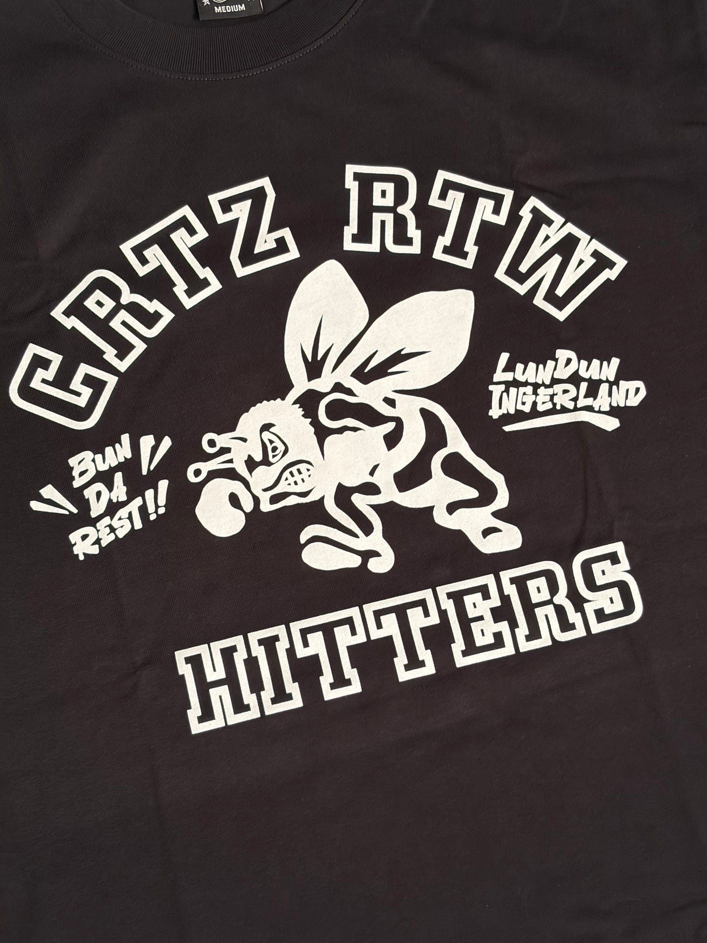 T-shirt Corteiz The Hitters Black - Taille M