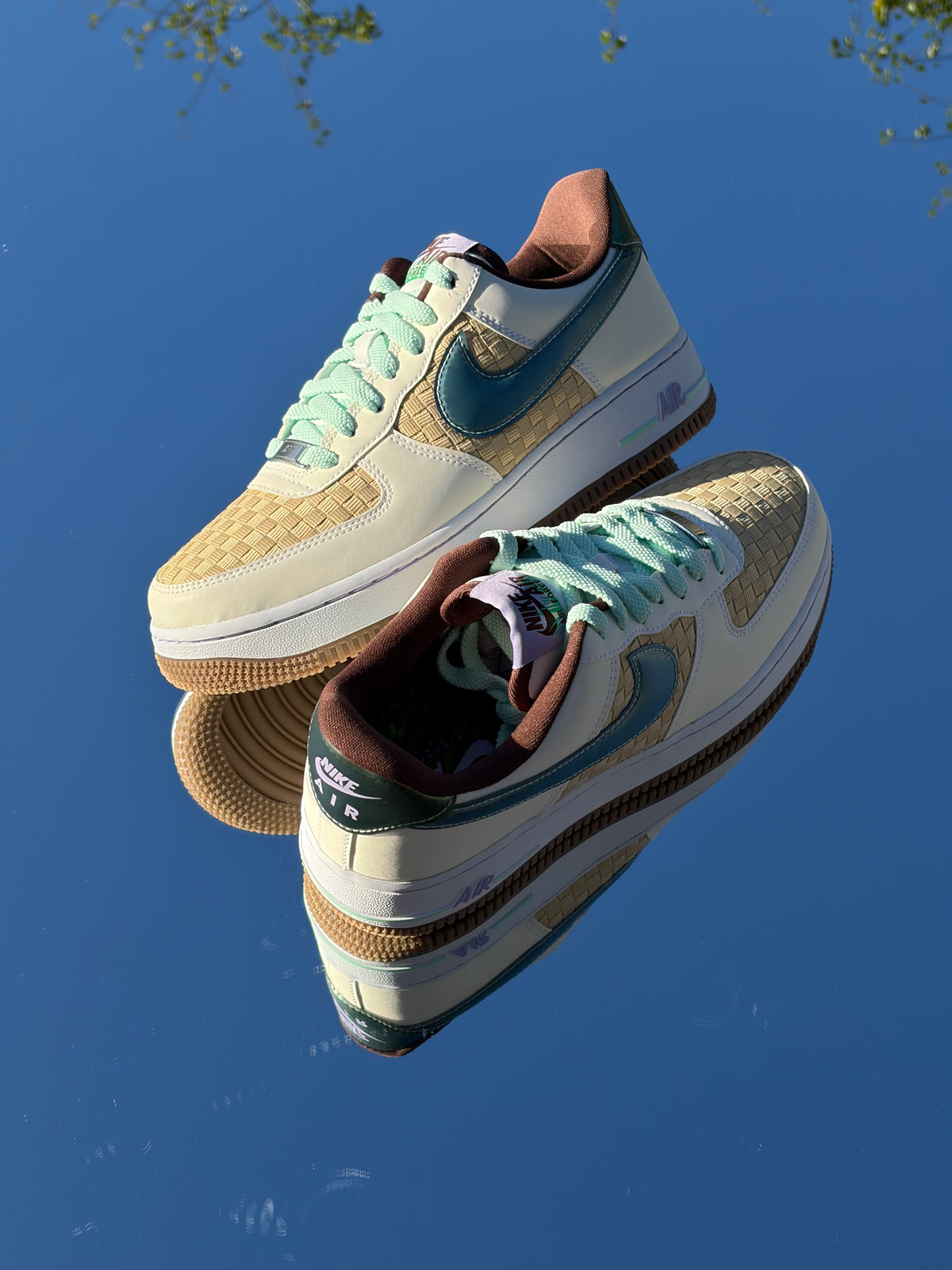 Nike Air Force 1 Low Retro QS Easter Basket Summit White Glacier Blue - Taille 39