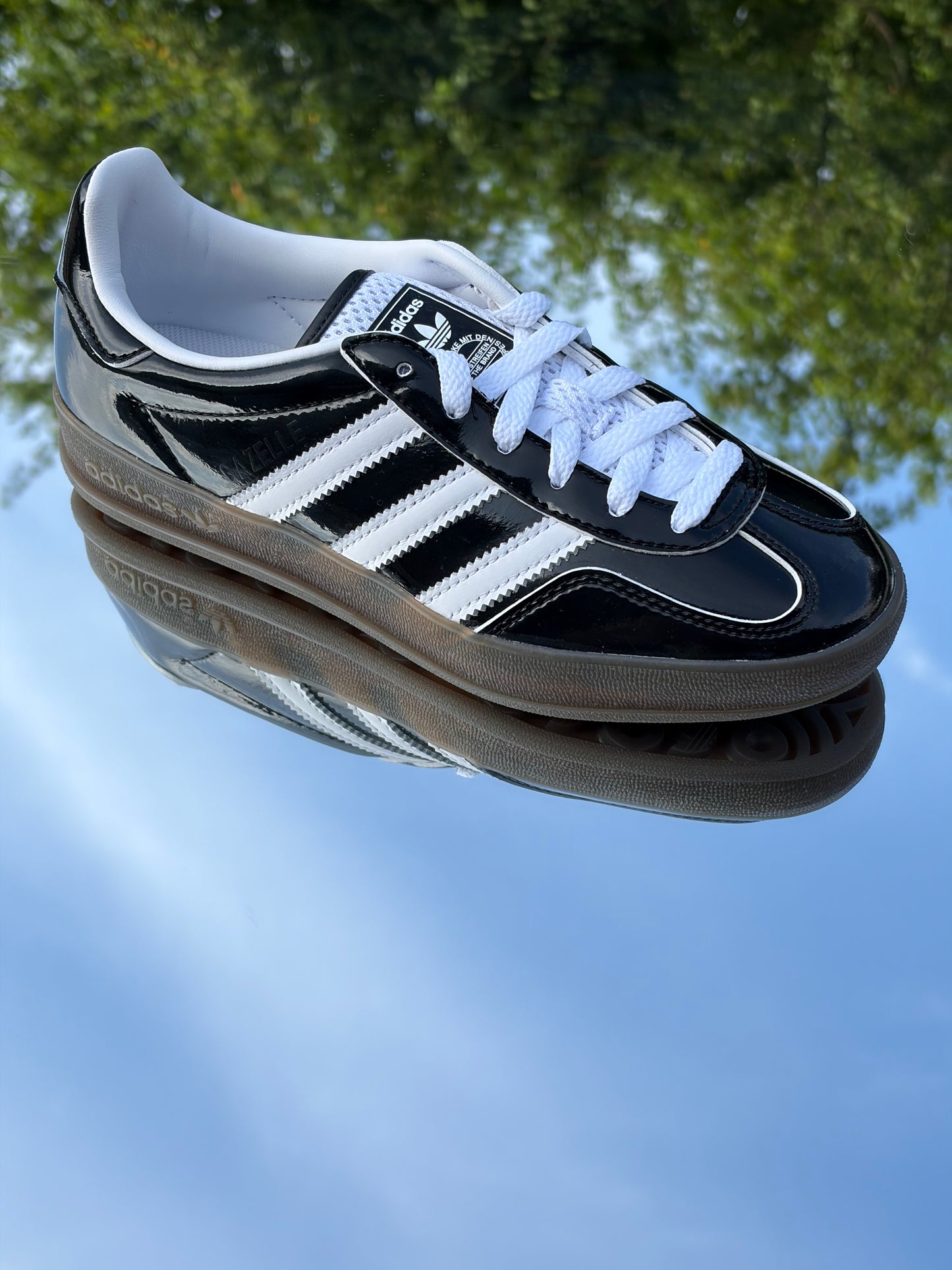 Adidas Gazelle Indoor Core Black Patent - Taille 36,5