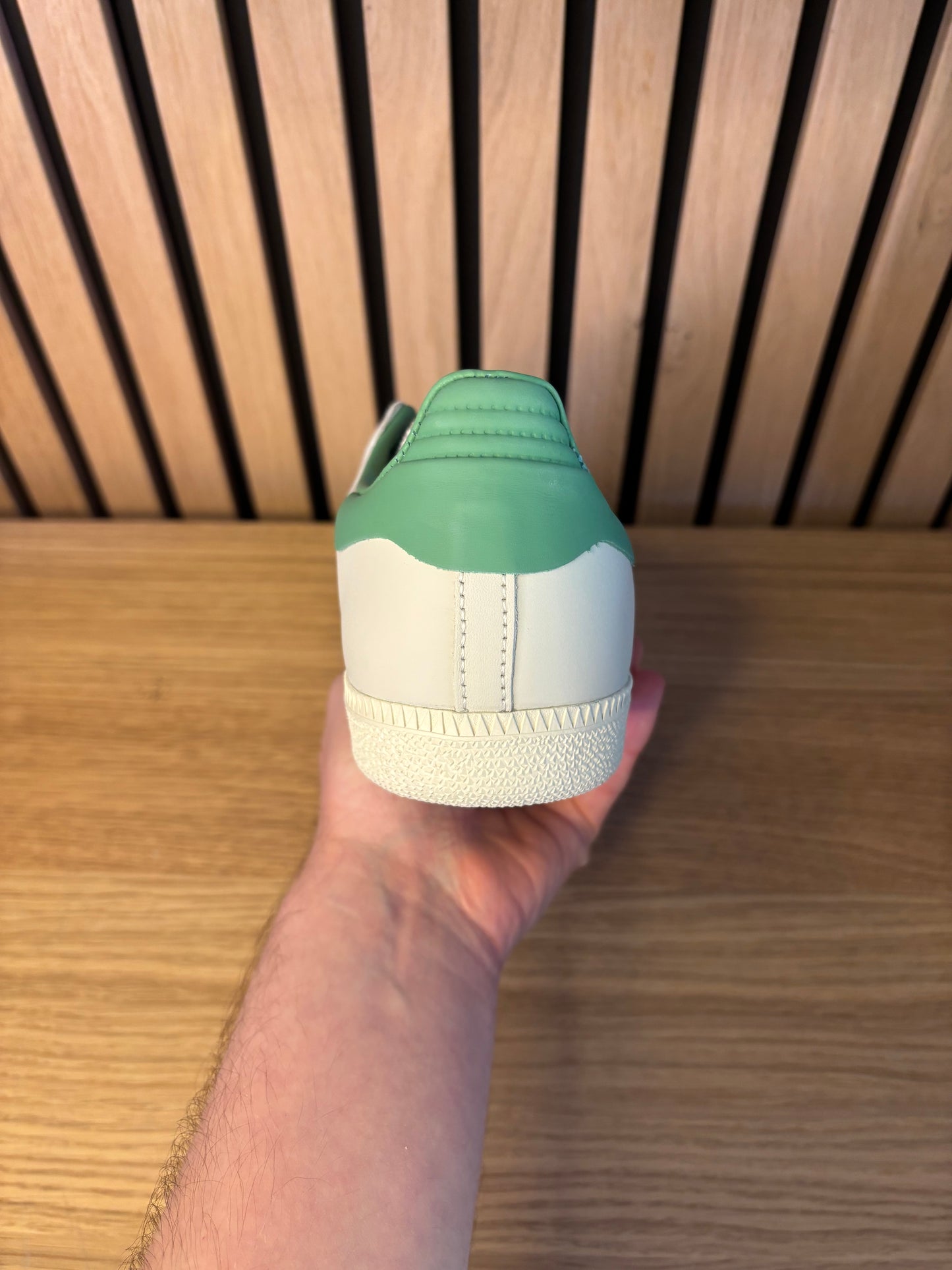 Adidas Samba Aluminium Preloved Green X Human Race (Taille 38,5)