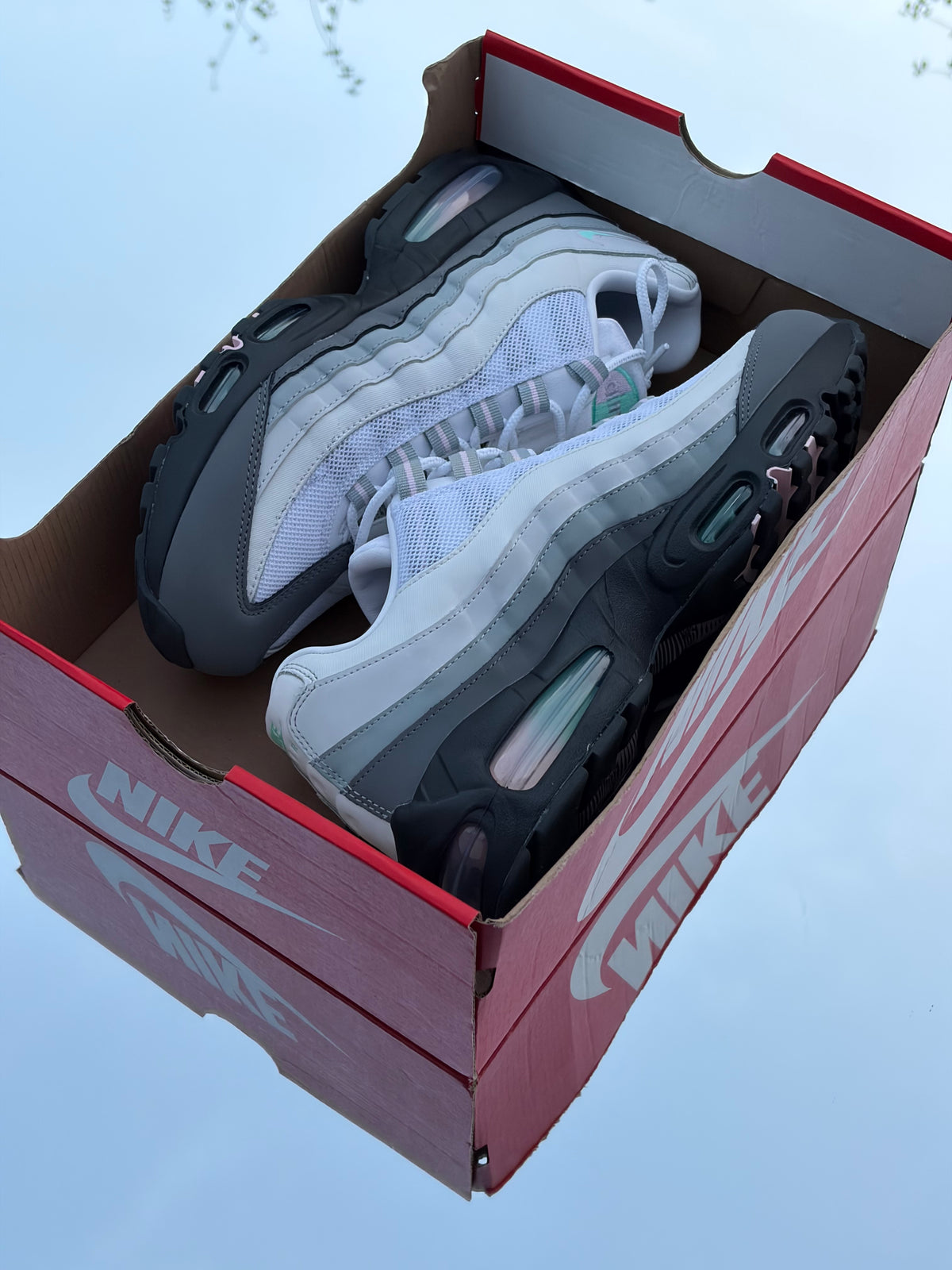 Nike Air Max 95 Big Bubble White Hyper Turquoise - Taille 40,5