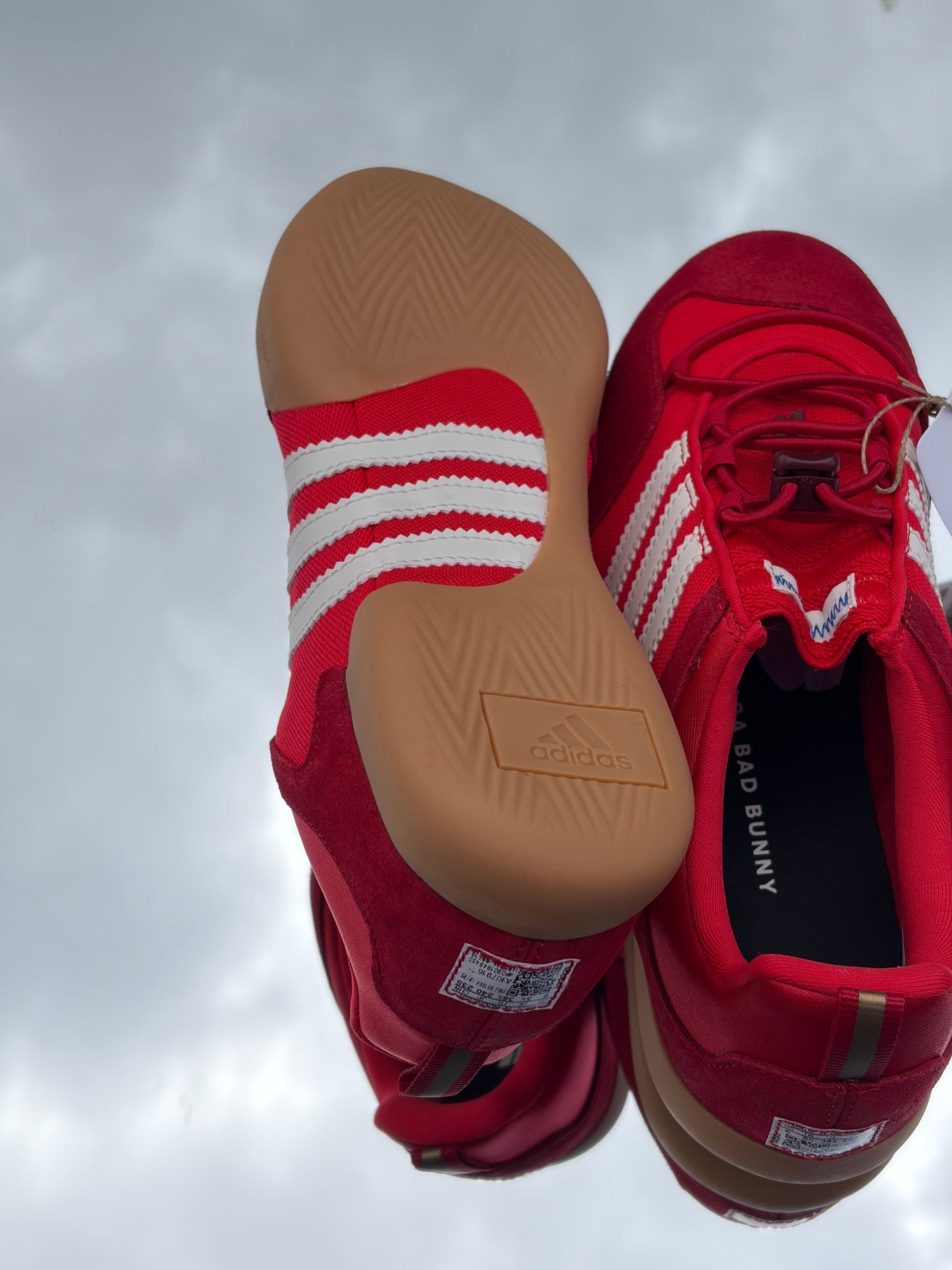 Adidas Ballerina Vivid Red X Bad Bunny - Taille 38,5