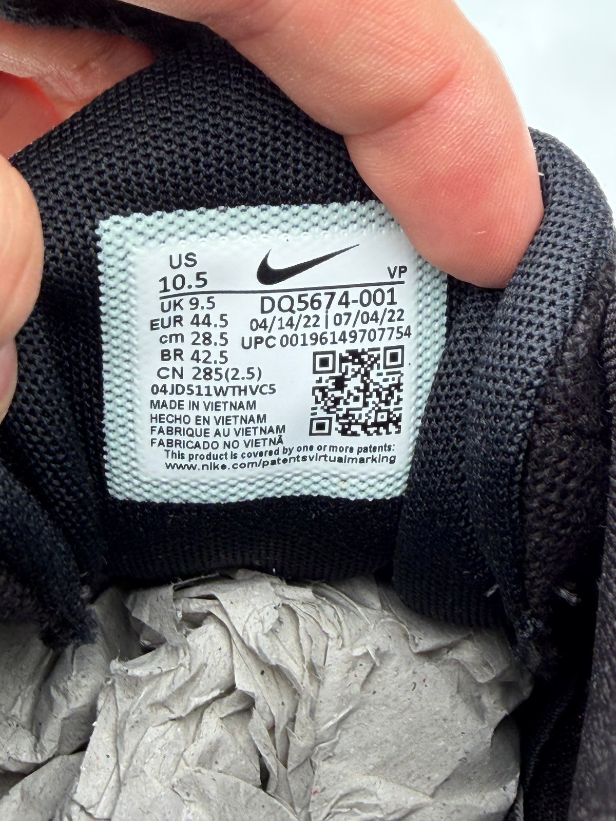 Nike Air Penny 2 X Stüssy Black White - Taille 44,5