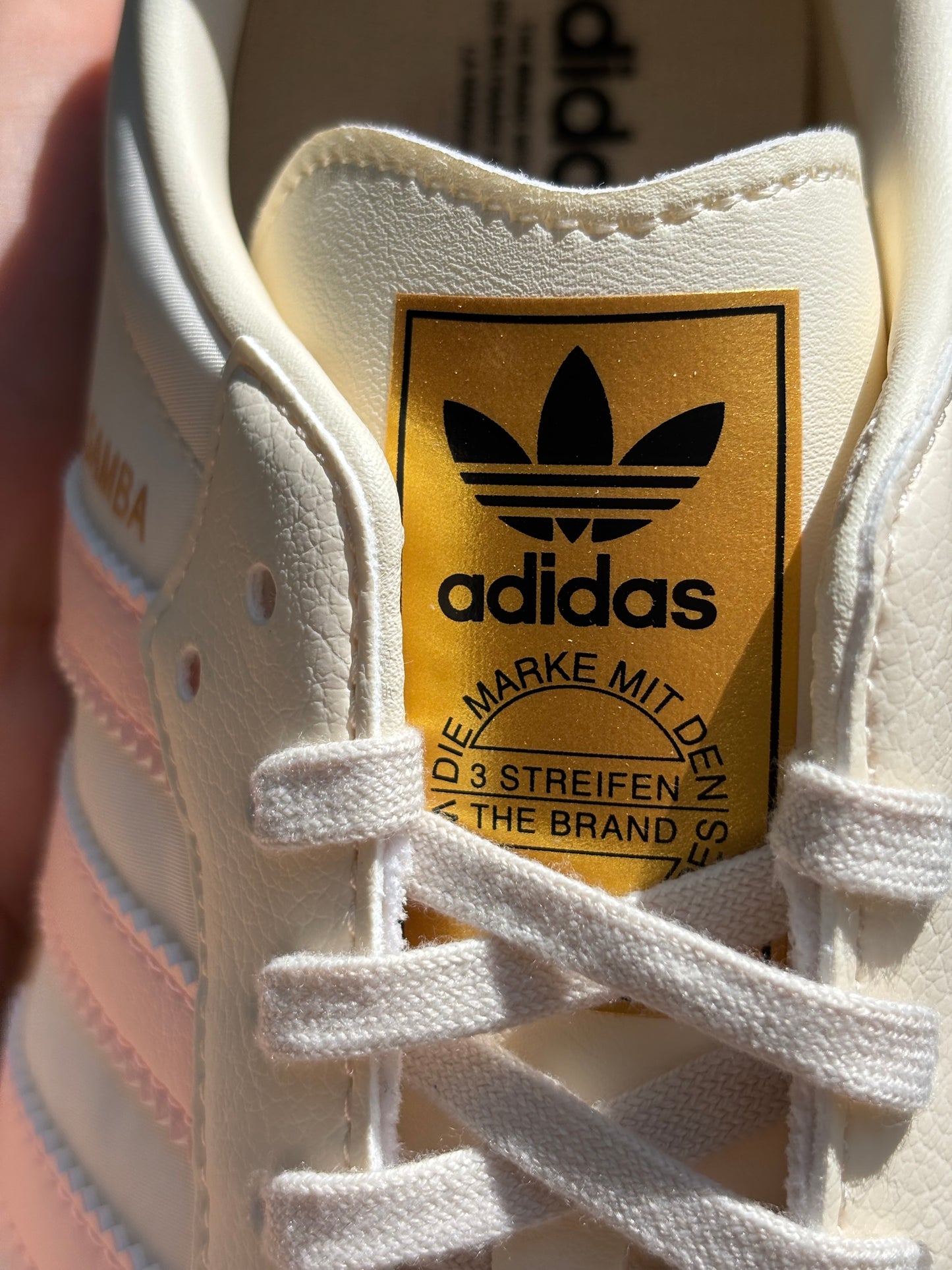 Adidas Samba OG Wonder White Clear Orange - 38.5