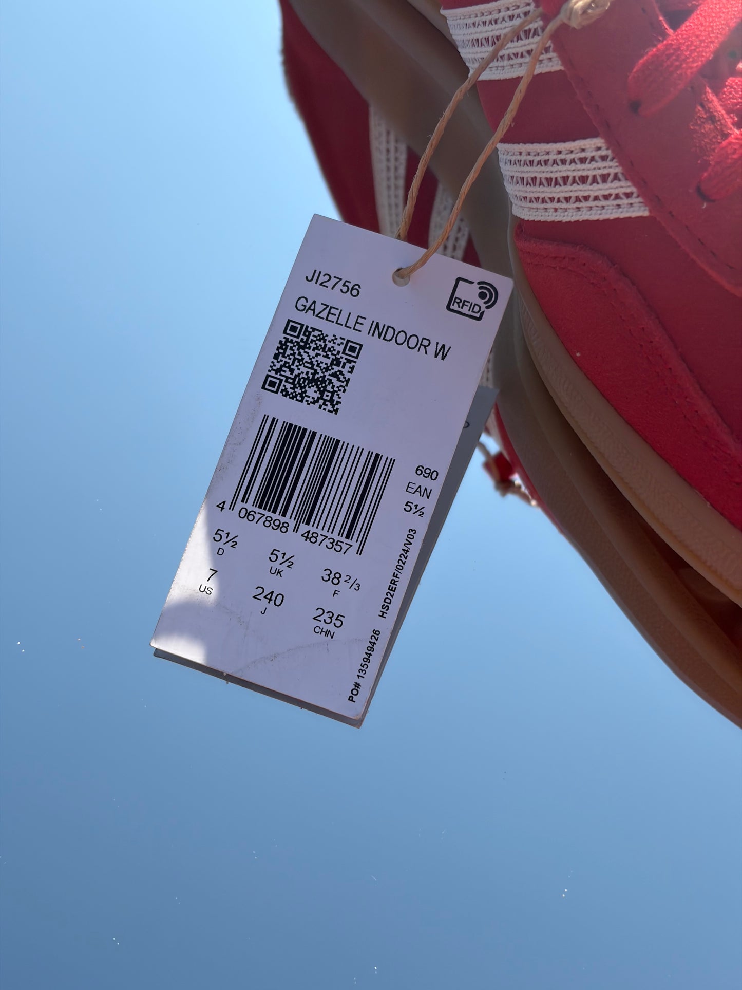 Adidas Gazelle Indoor Better Scarlet - Taille 38,5