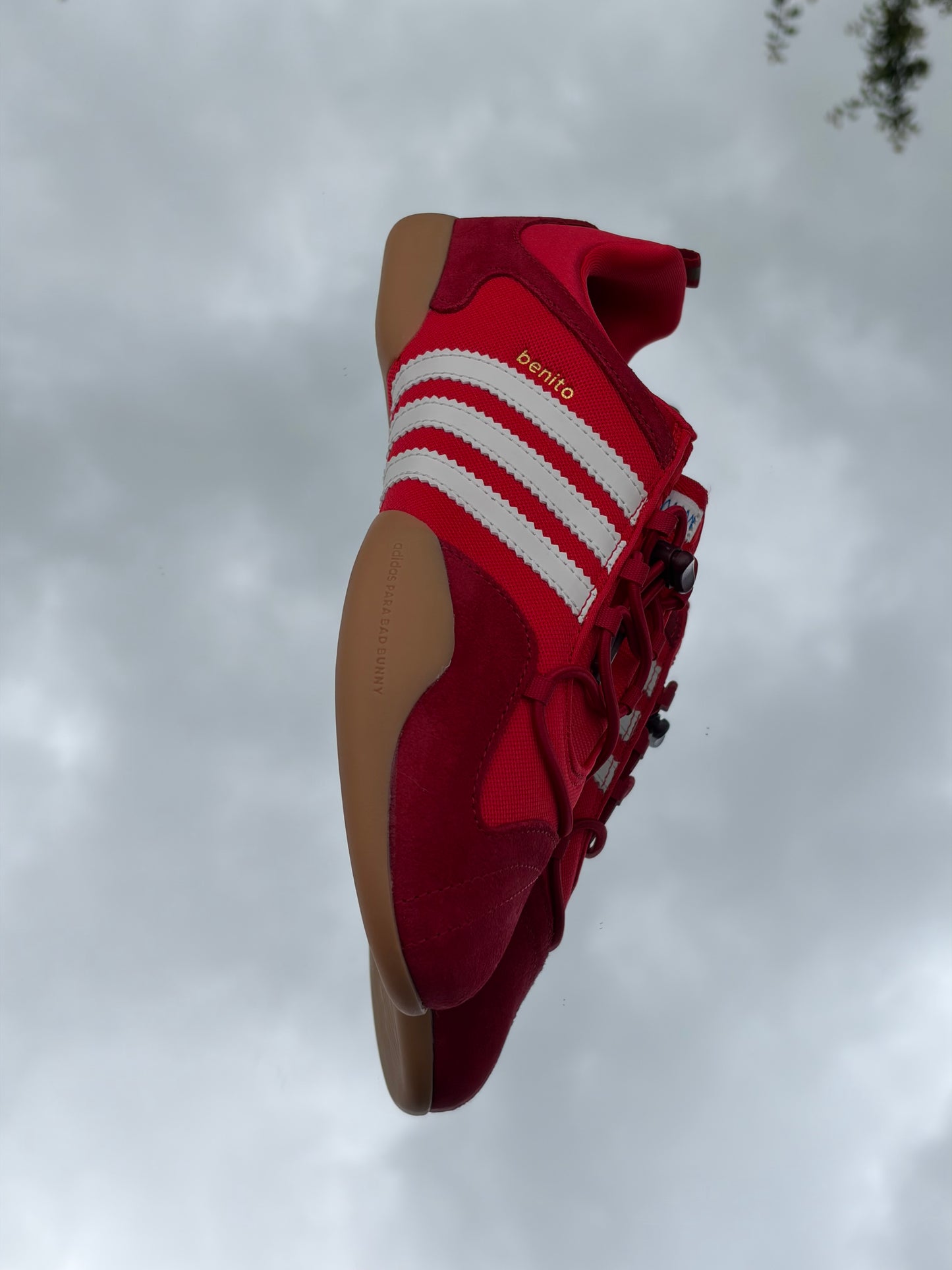 Adidas Ballerina Vivid Red X Bad Bunny - Taille 38,5