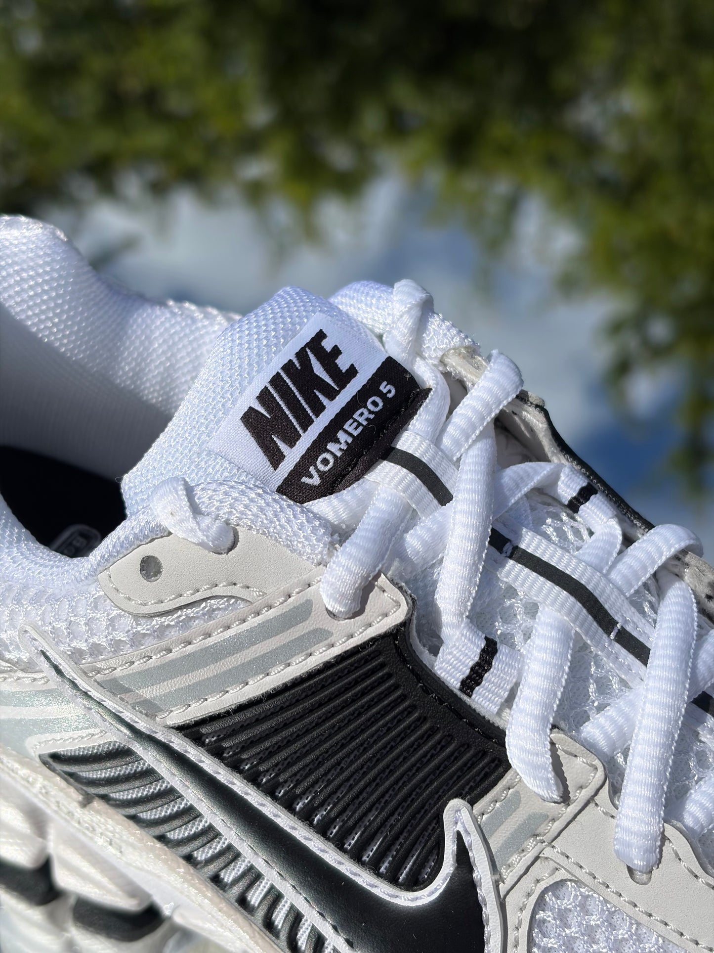 Nike Zoom Vomero 5 White Black - Taille 35,5
