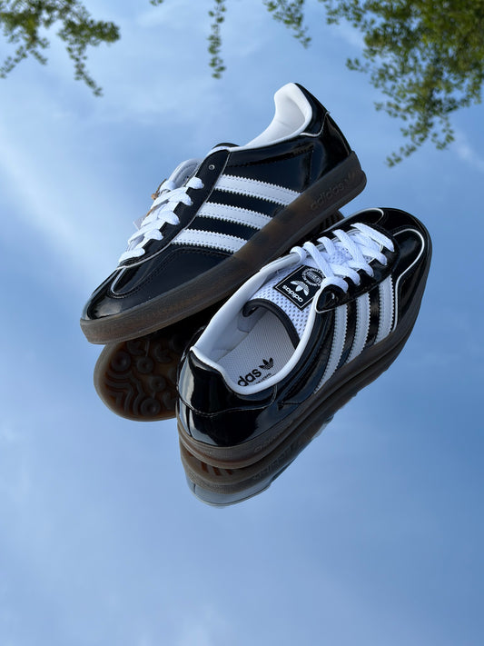 Adidas Gazelle Indoor Core Black Patent - Taille 36,5