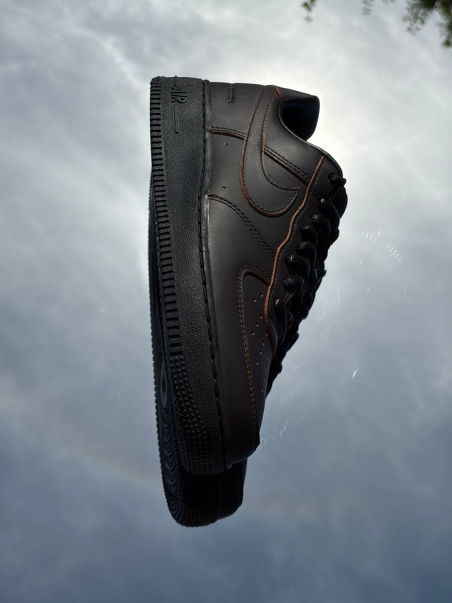 Nike Air Force 1 Morse Code Velvet Brown - Taille 41
