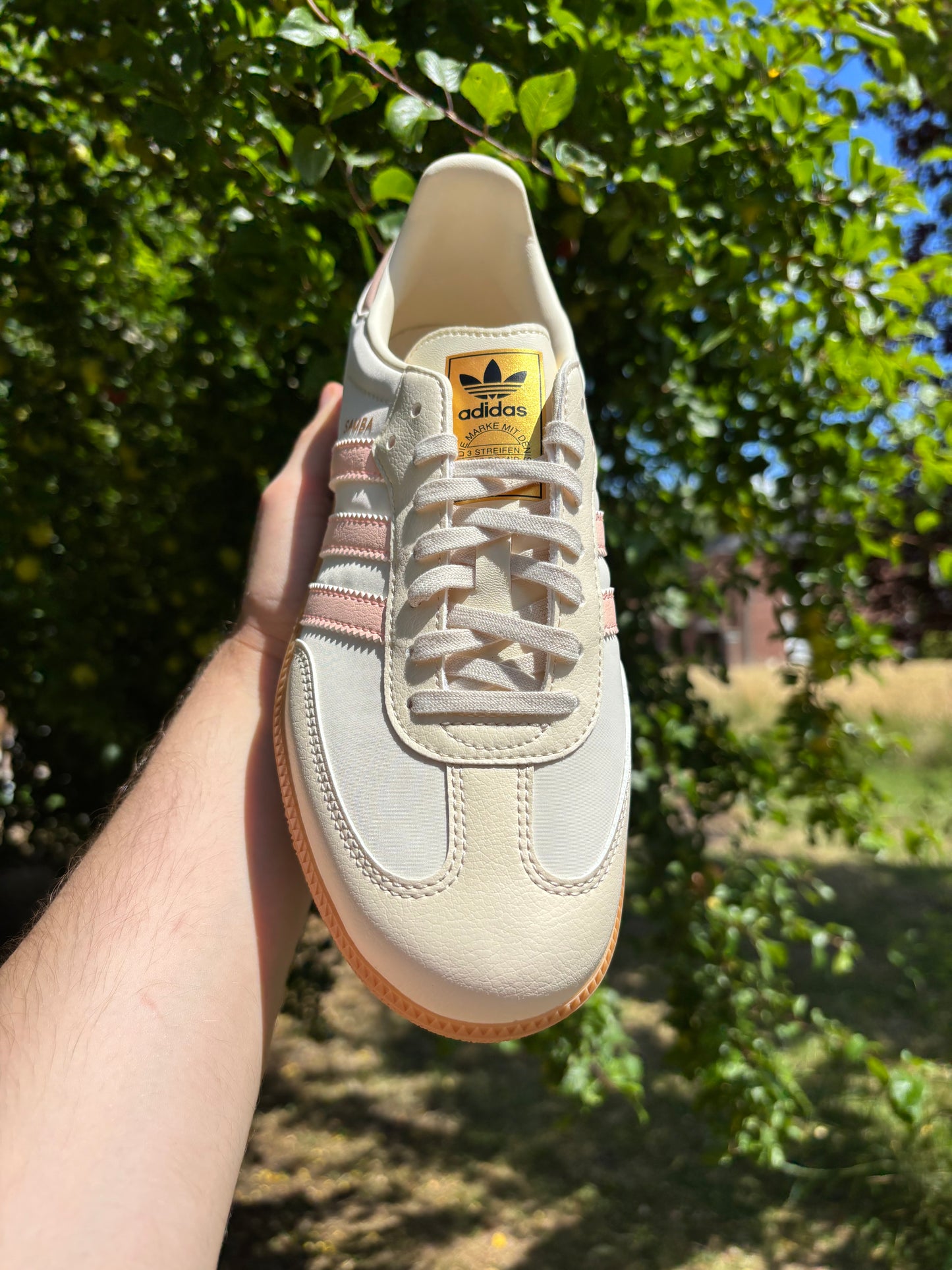 Adidas Samba OG Wonder White Clear Orange - 38.5