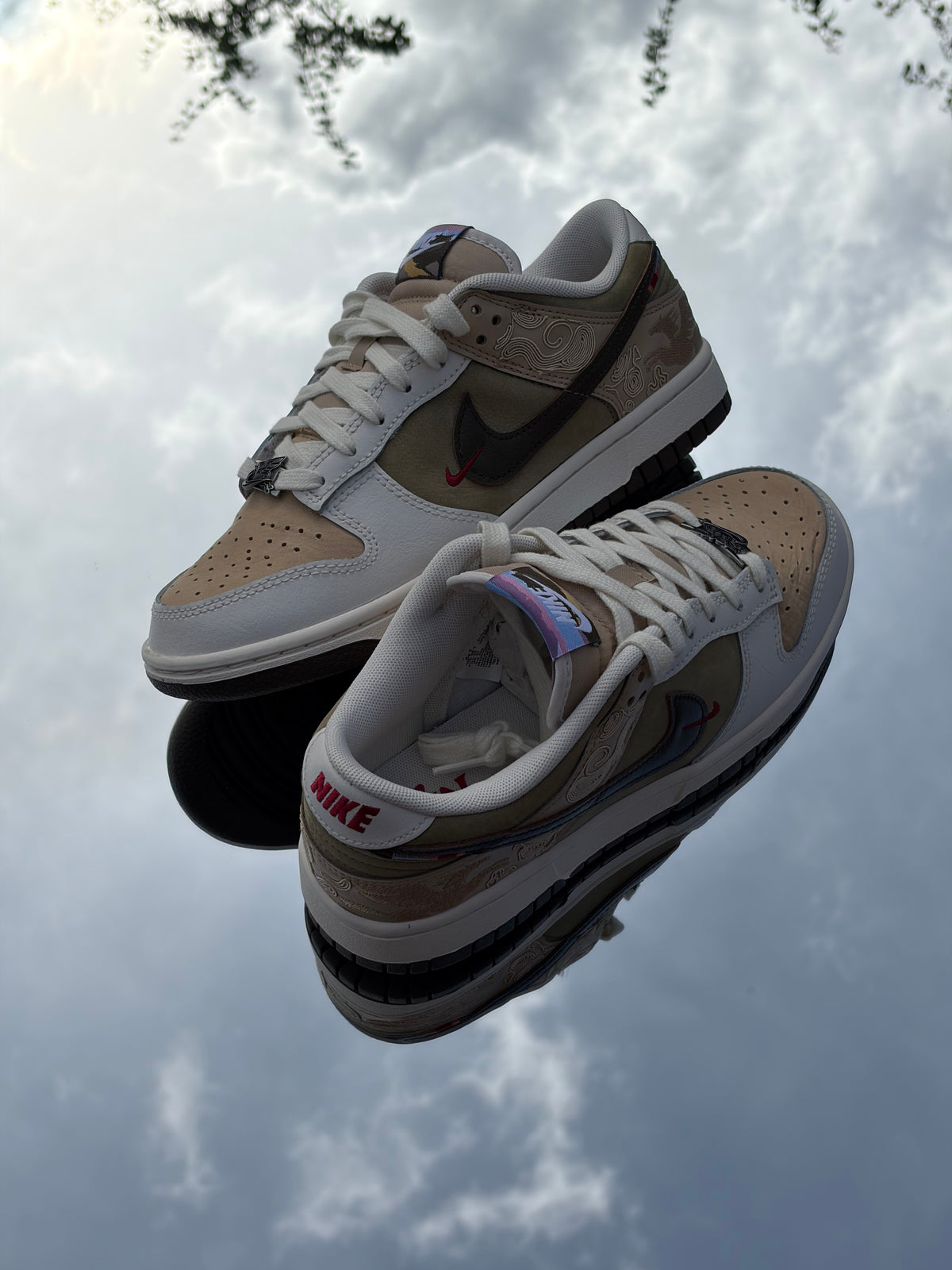 Nike Dunk Low Chinese New Year / Year of the Horse Linen Dark Hazel Phantom - Taille 38,5