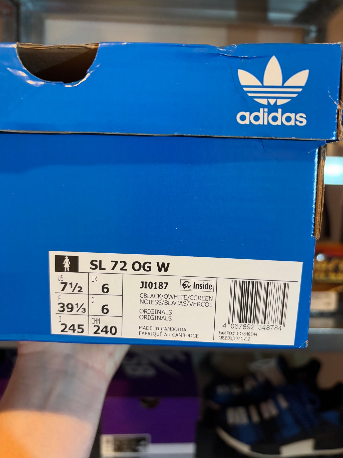 Adidas SL 72 OG Black Léopard (Taille 39,5)