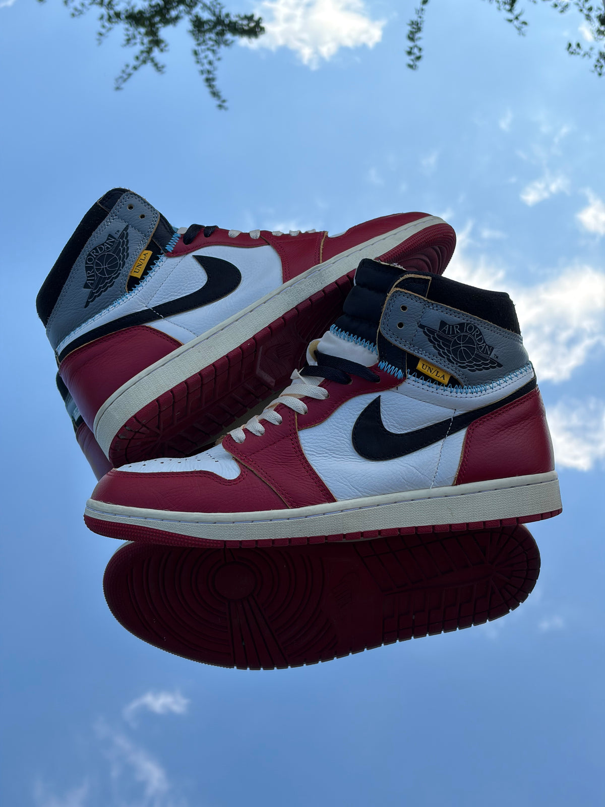 Air Jordan 1 Retro High OG SP Varsity Red Black Sail X Union LA - Taille 45