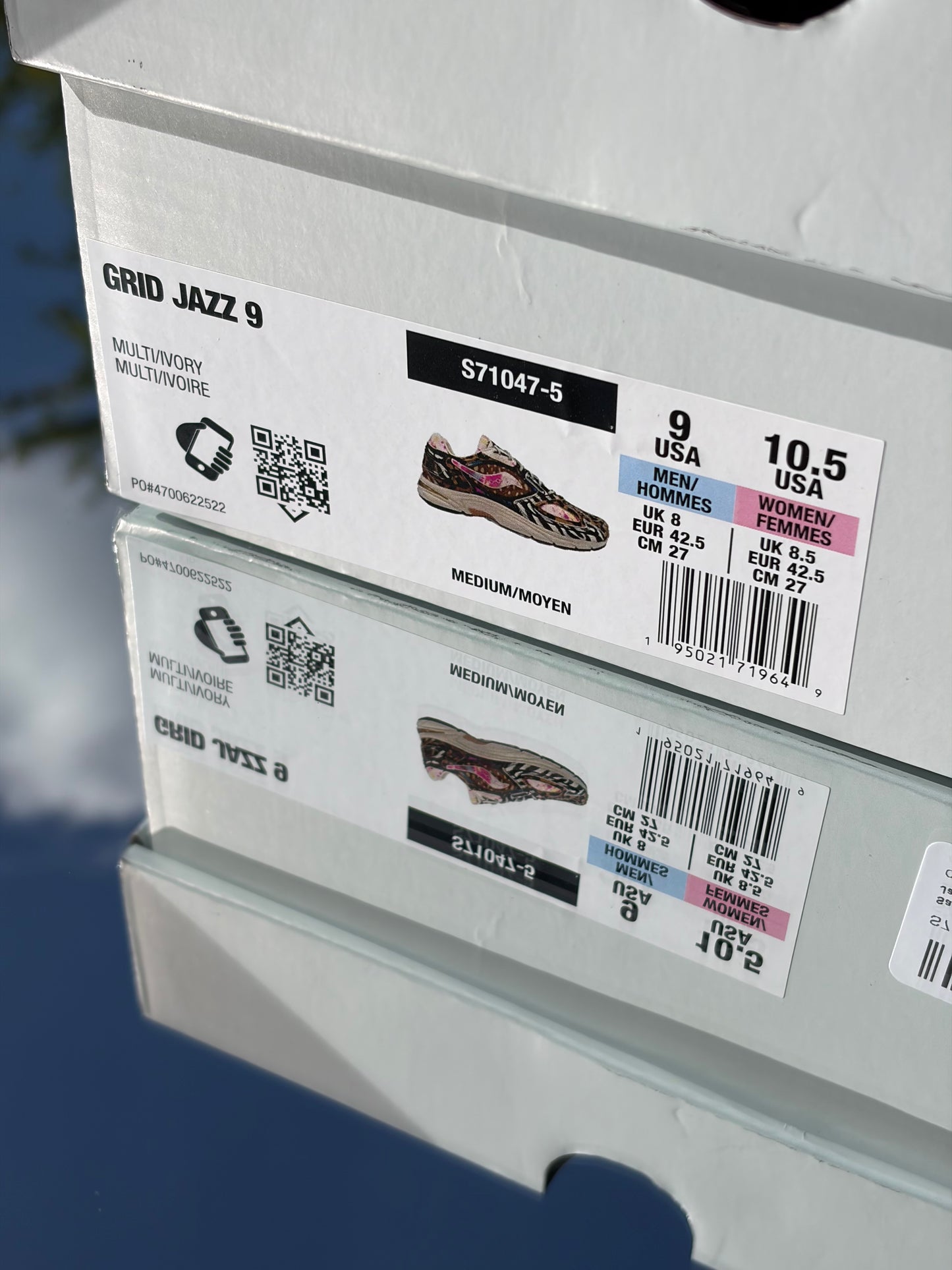Saucony Grid Jazz 9 Awesome Gods X Westside Gunn - Taille 42,5
