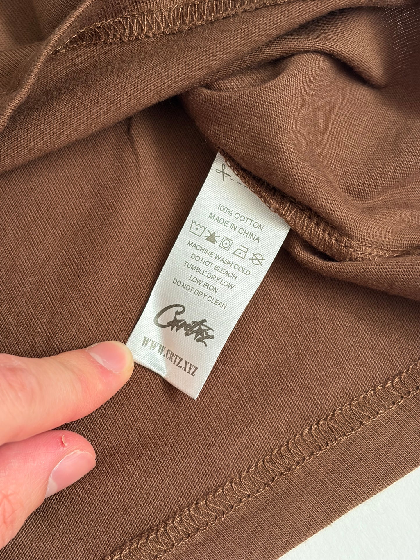 T-shirt Corteiz Island Brown - Taille L