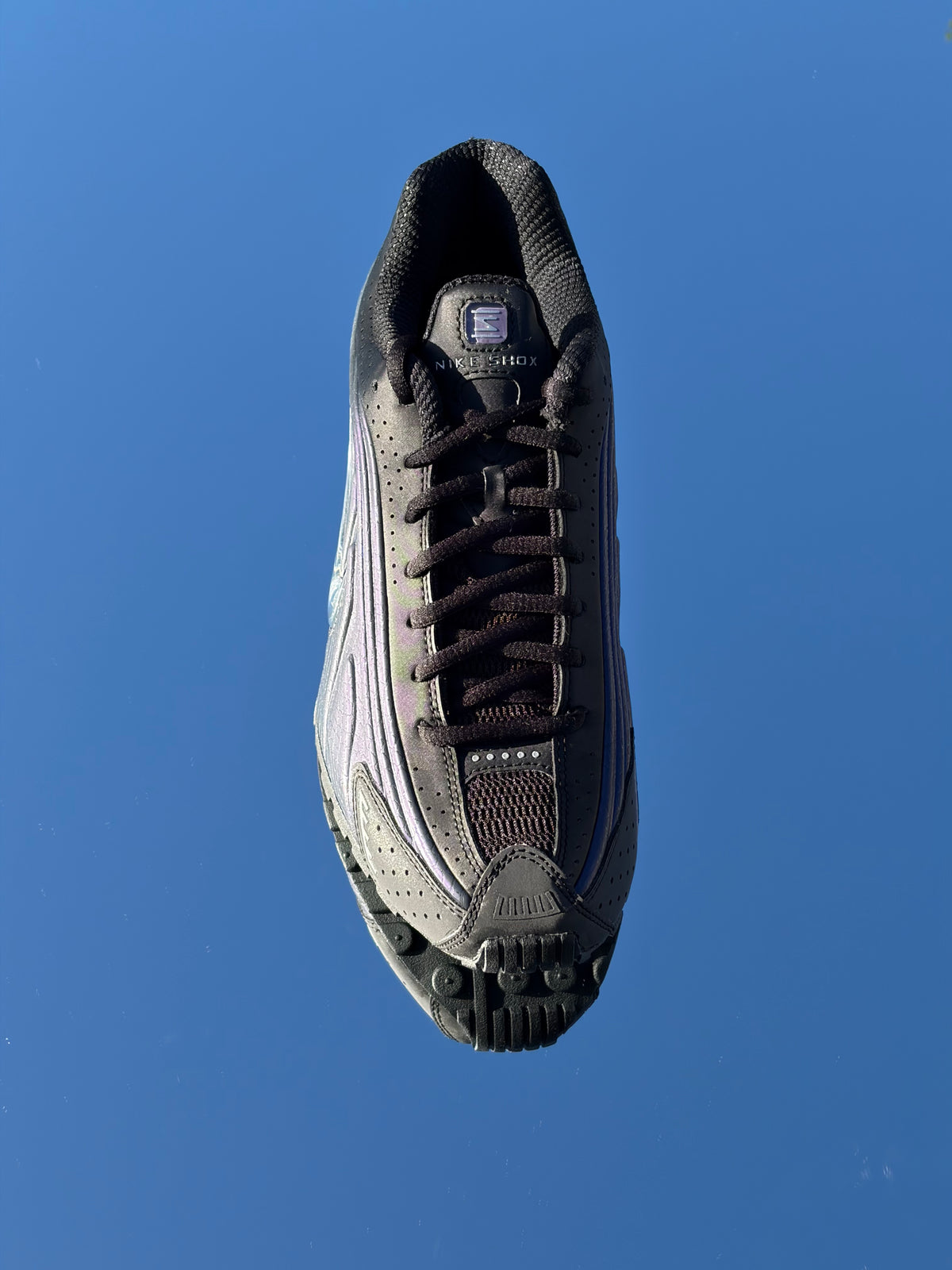 Nike Shox R4 Jewel QS Black Metallic Silver Purple Dynasty - Taille 38,5