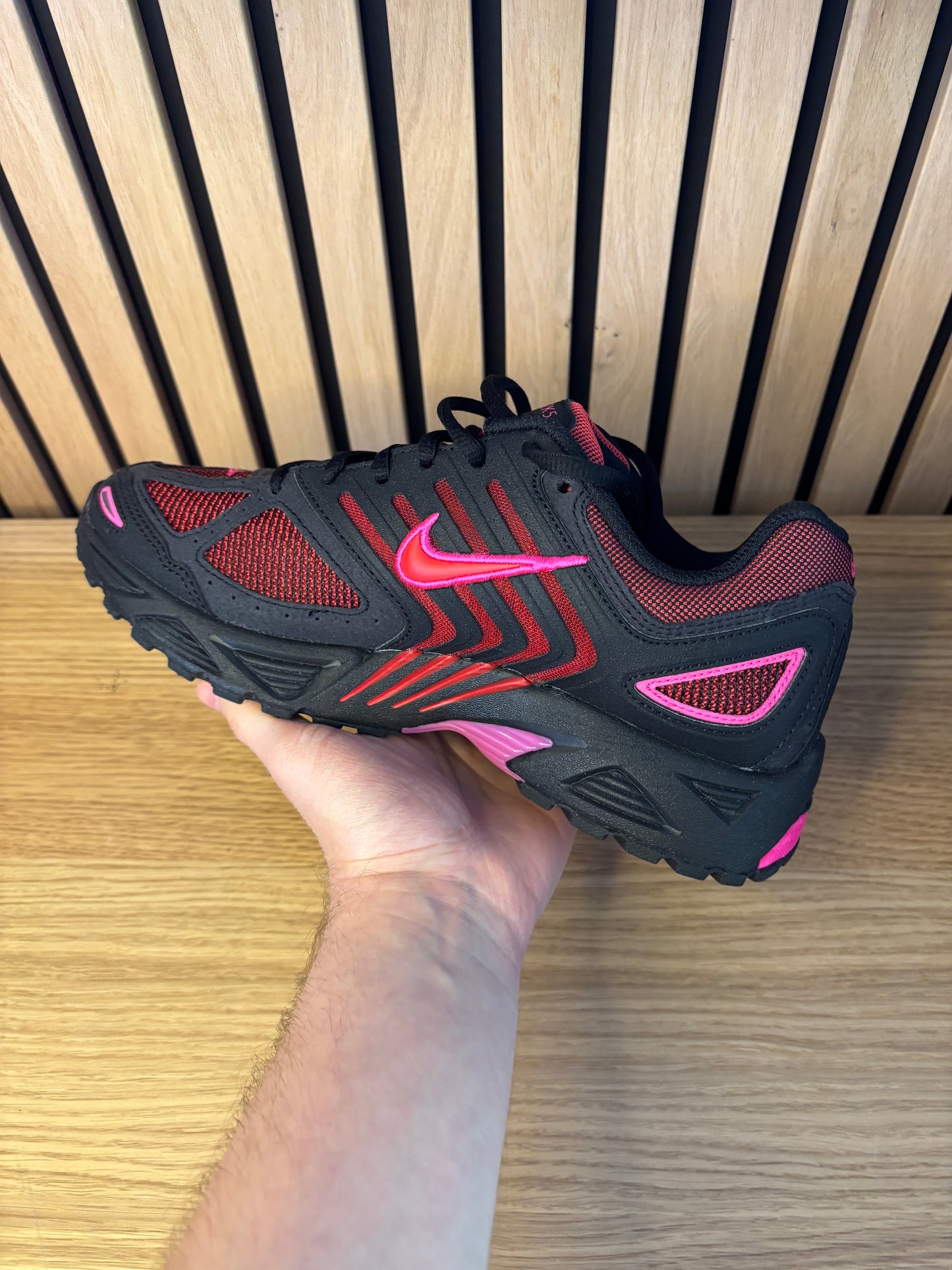 Nike Air Pegasus 2k5 Black Fire Red (Taille 40)