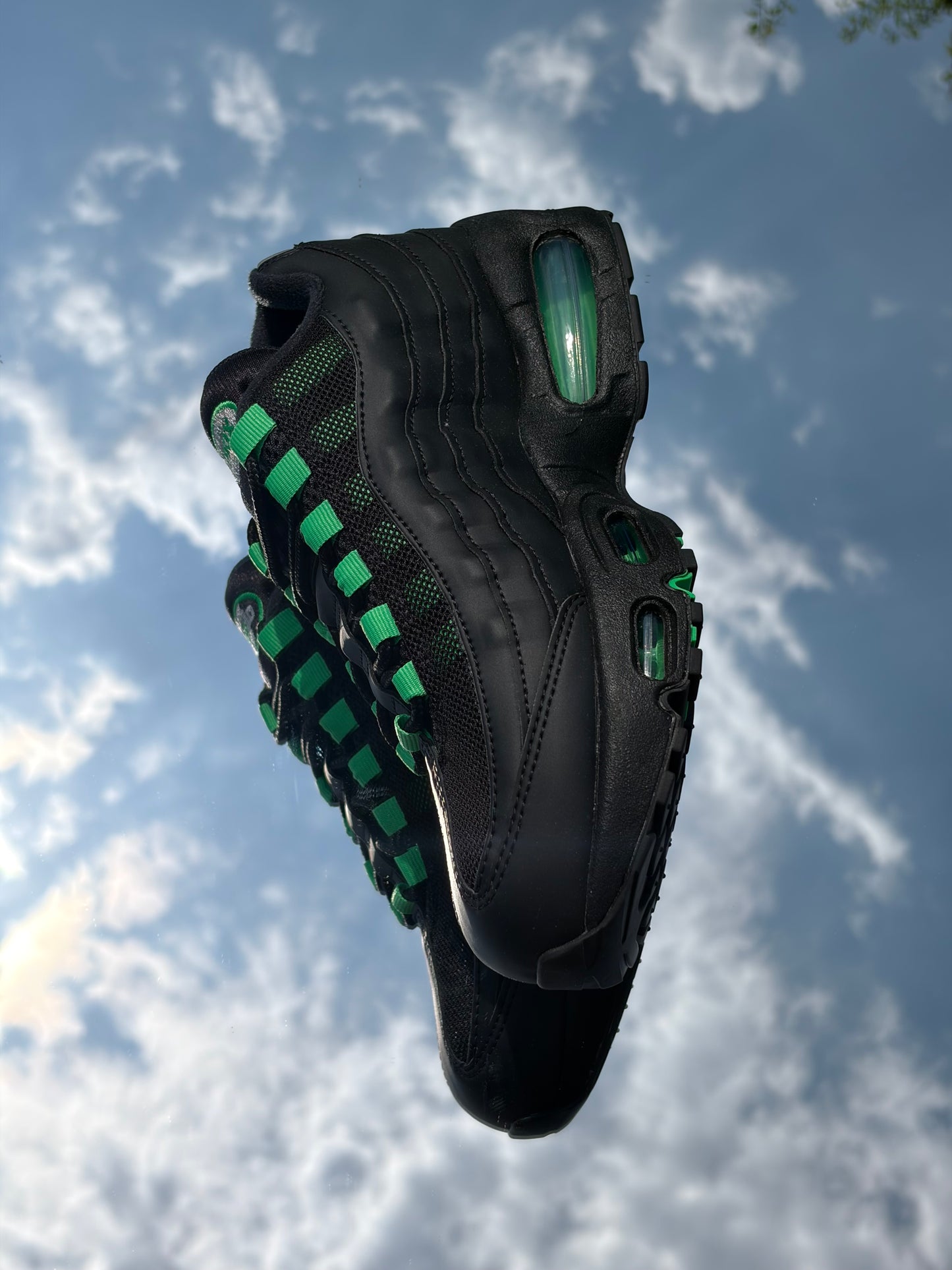 Nike Air Max 95 Black Green Shock - Taille 38,5