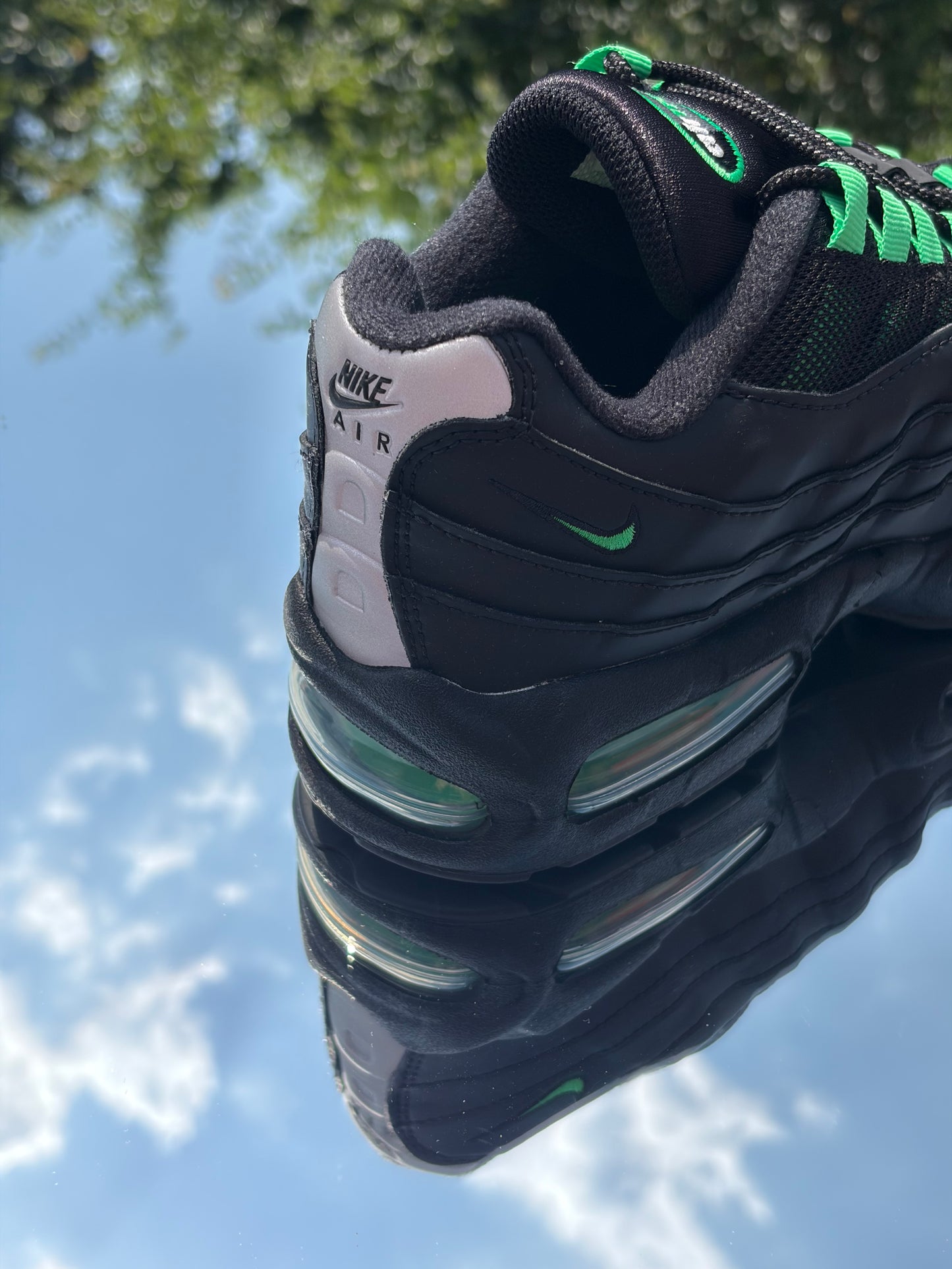 Nike Air Max 95 Black Green Shock - Taille 38,5