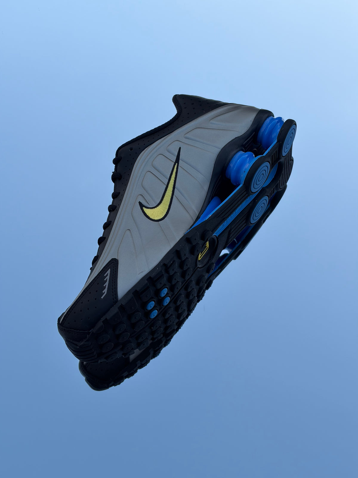 Nike Shox R4 Brazil Black Canary Metallic Pewter - Taille 42